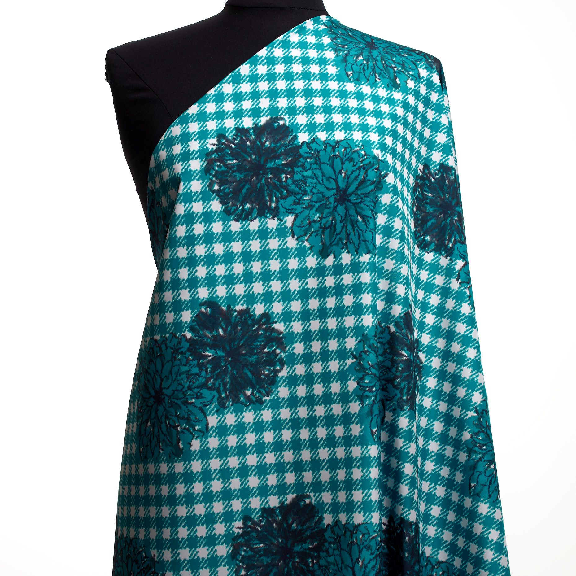 Outdoor, Pepita, Estampado, Teal Green