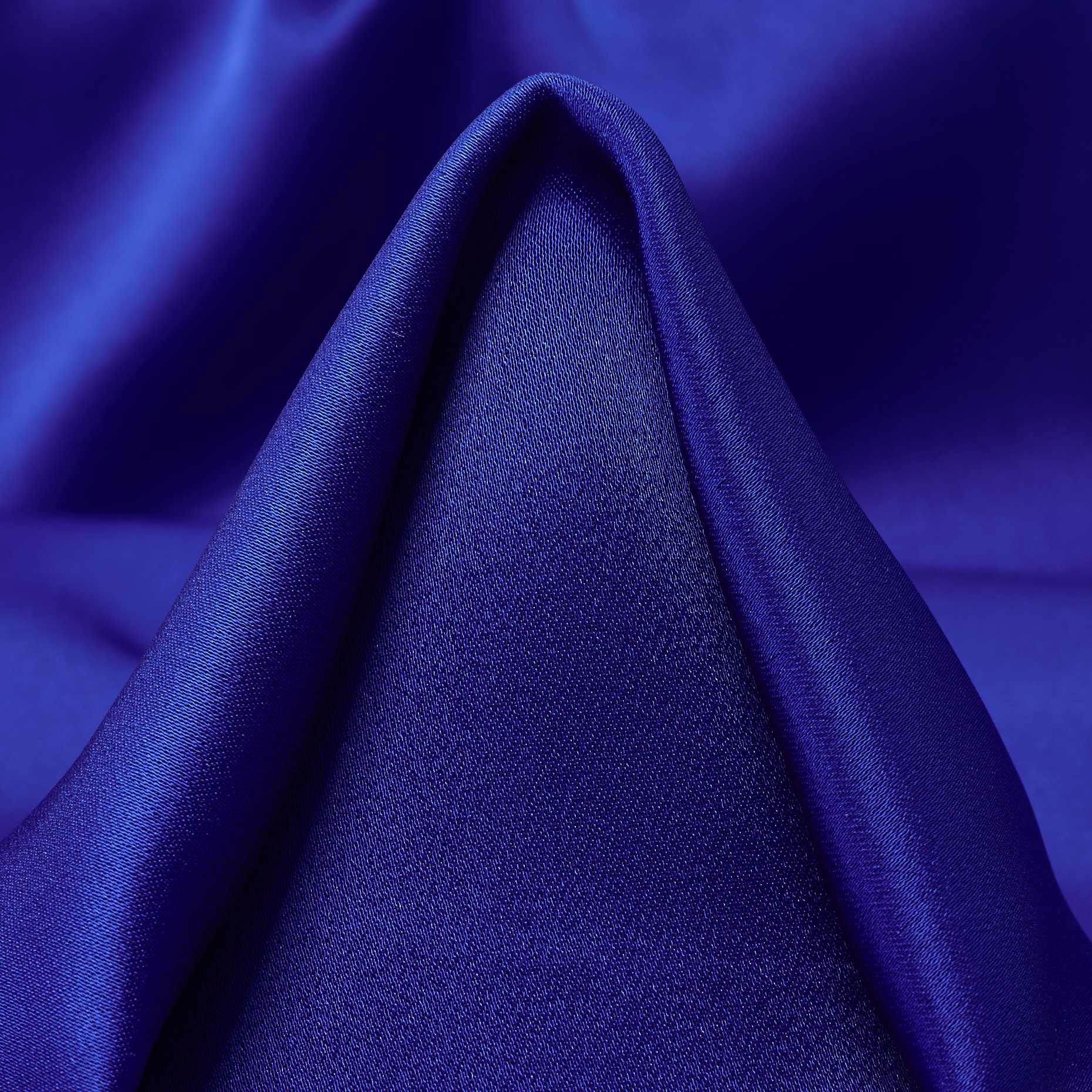 SATIN, ACETATE, VISCOSE, DAZZLING BLUE (F000051458)