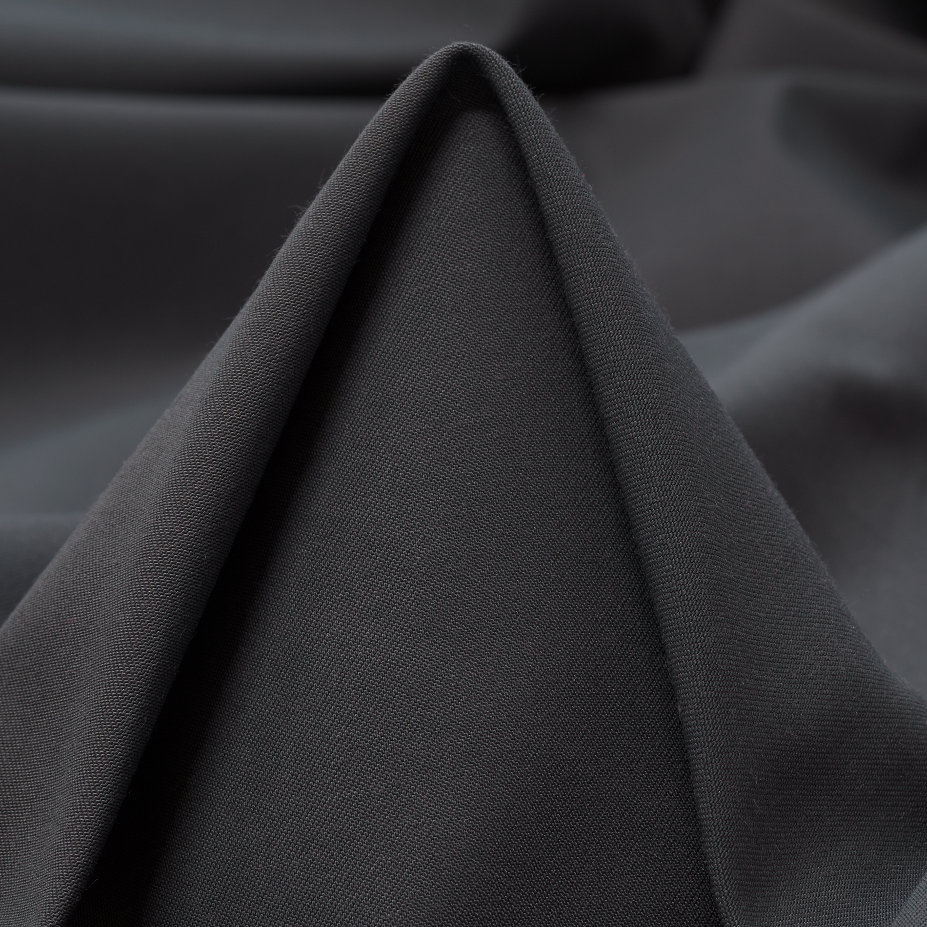 Gabarding, Coton Mixte, Bi-Stretch, Graphite Gray