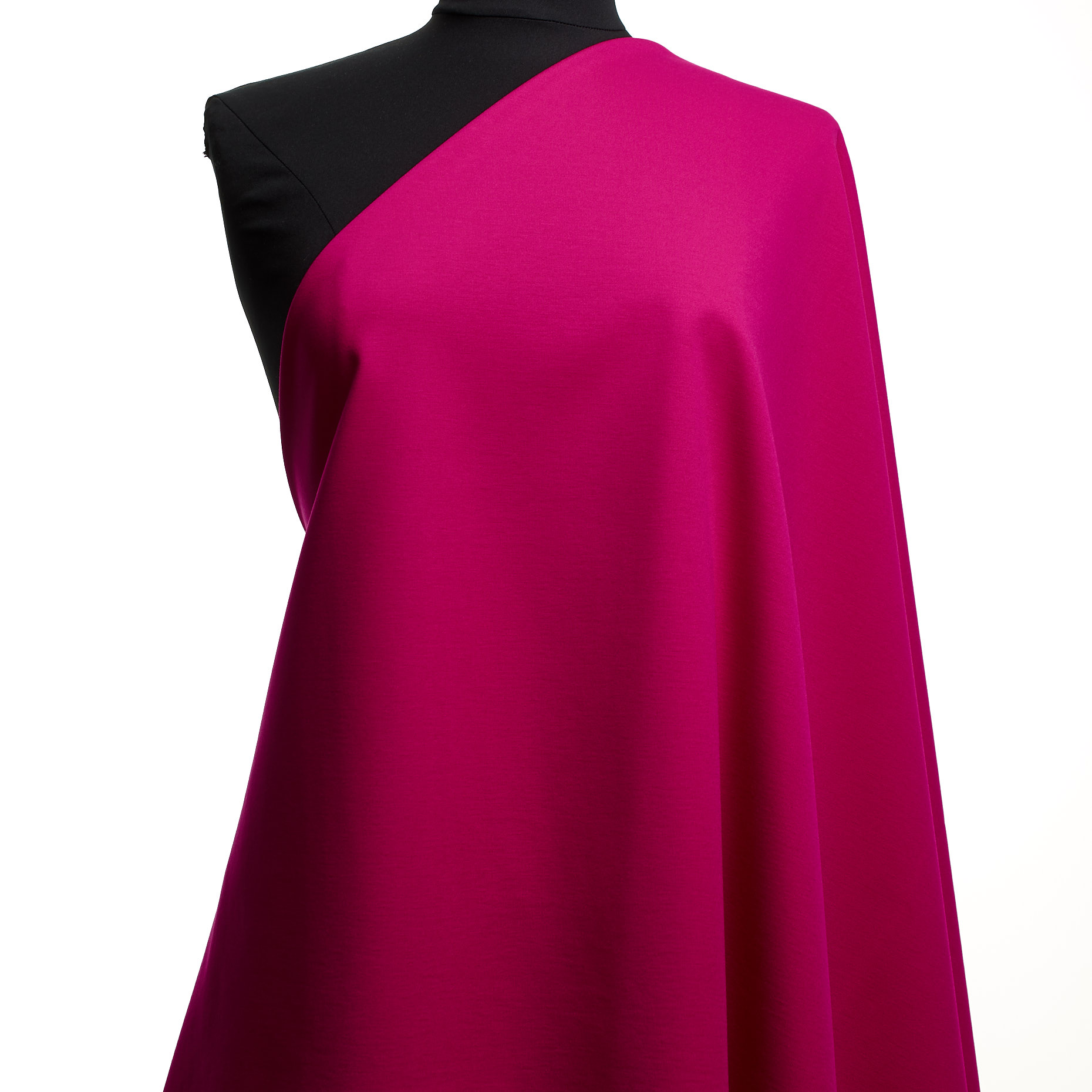 Jersey, Punto Milano, Viskose, Pink Peacock