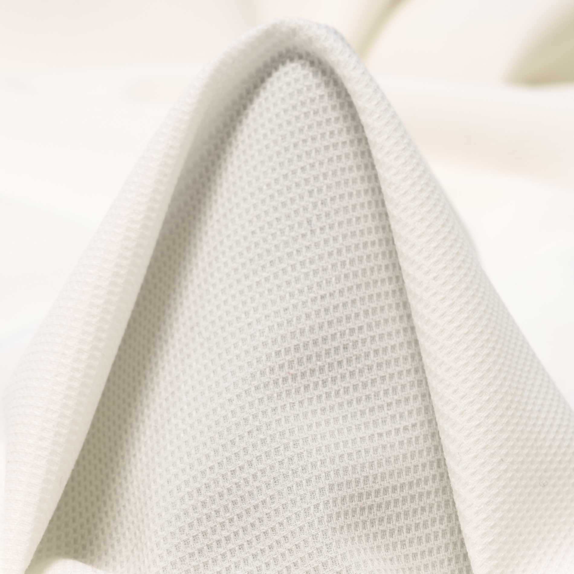 Poliviscose, Crêpe, Micro Design, Snow White