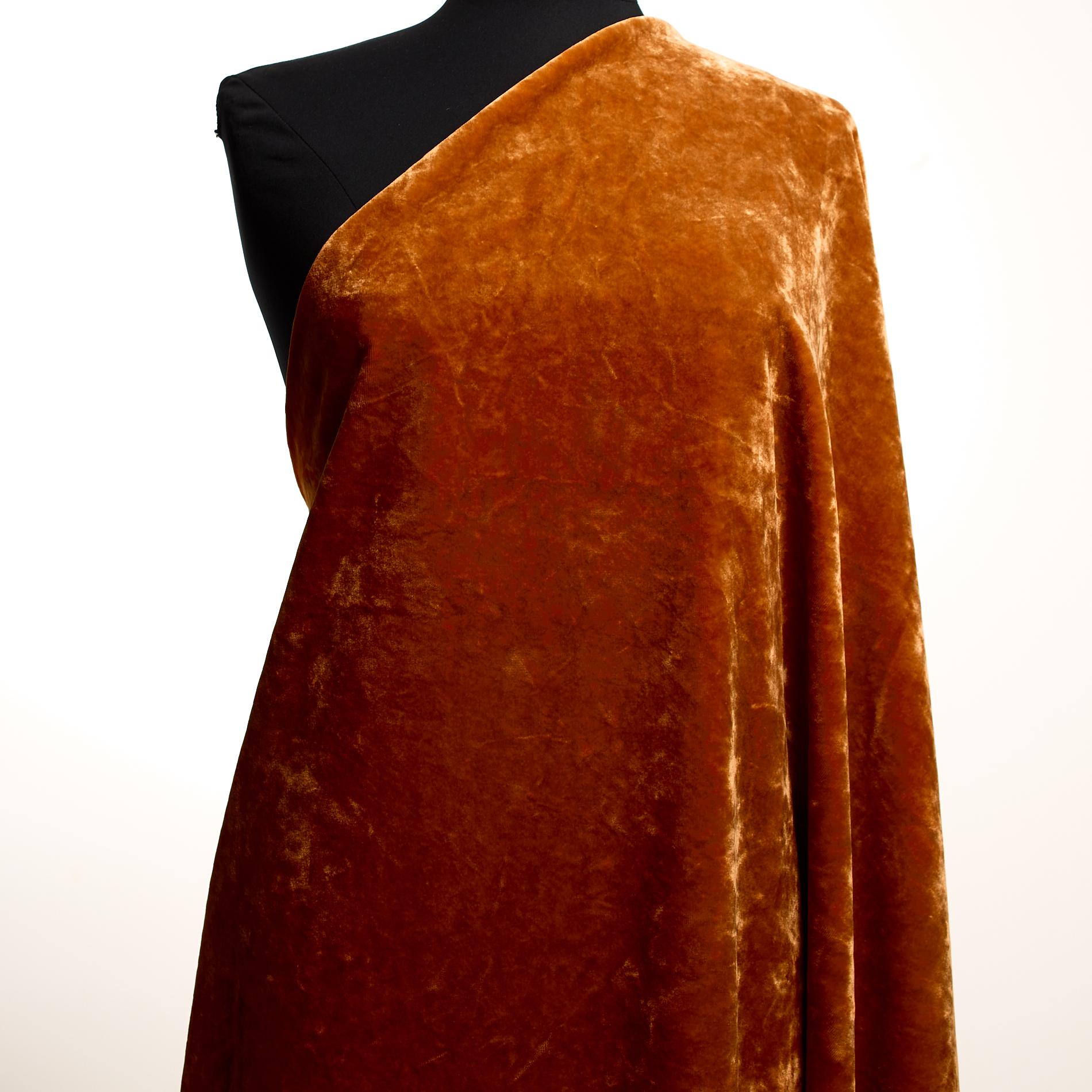 Aksamit, Wiskoza, Burnt Orange
