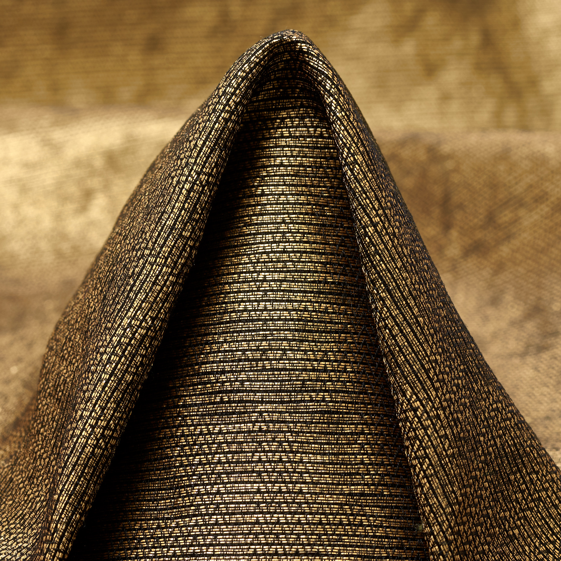 Lurex, Soie Mixte, Chatoyant, Pale Gold