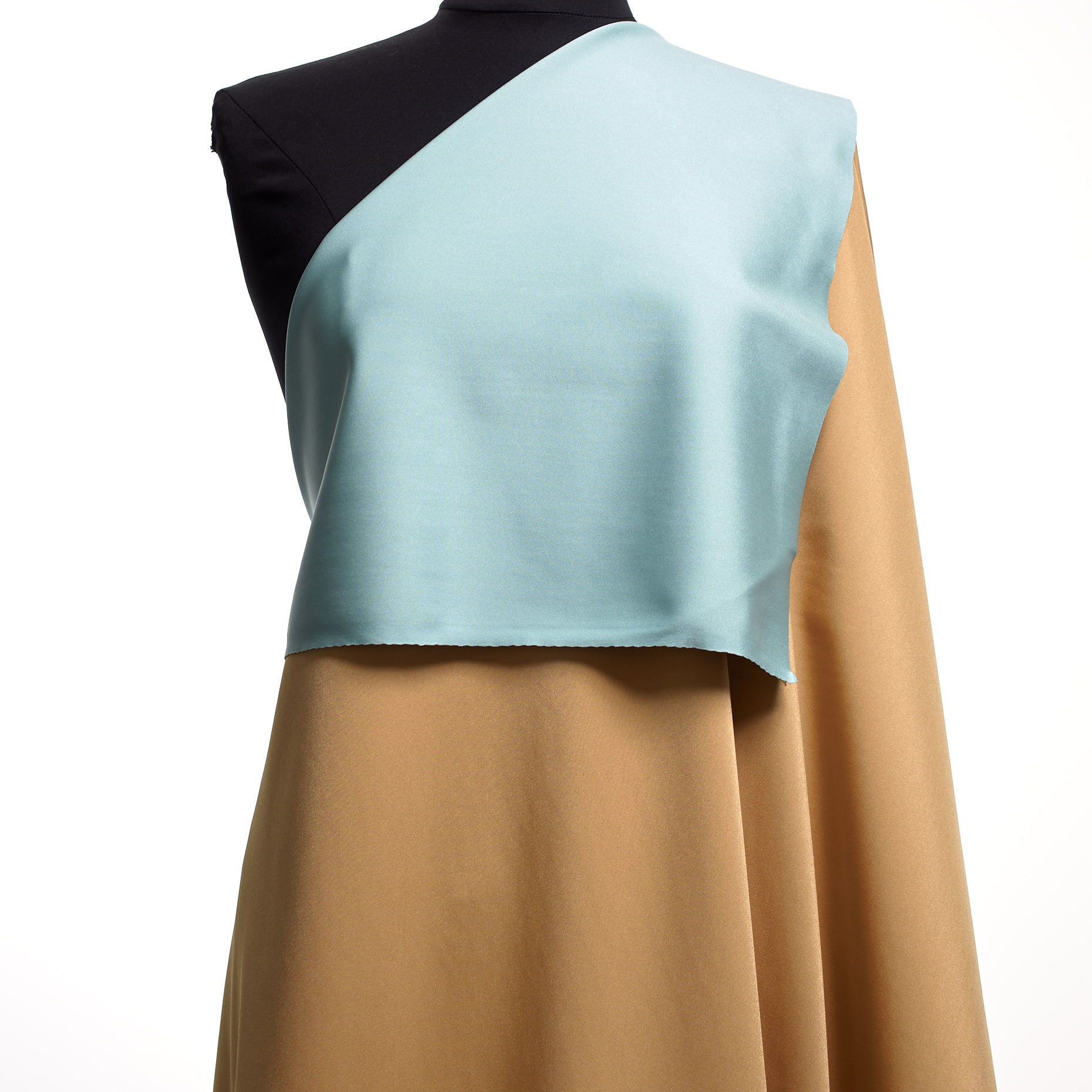 Techno Jersey, Poliammide, Spalmato, Biscuit&Crystal Blue