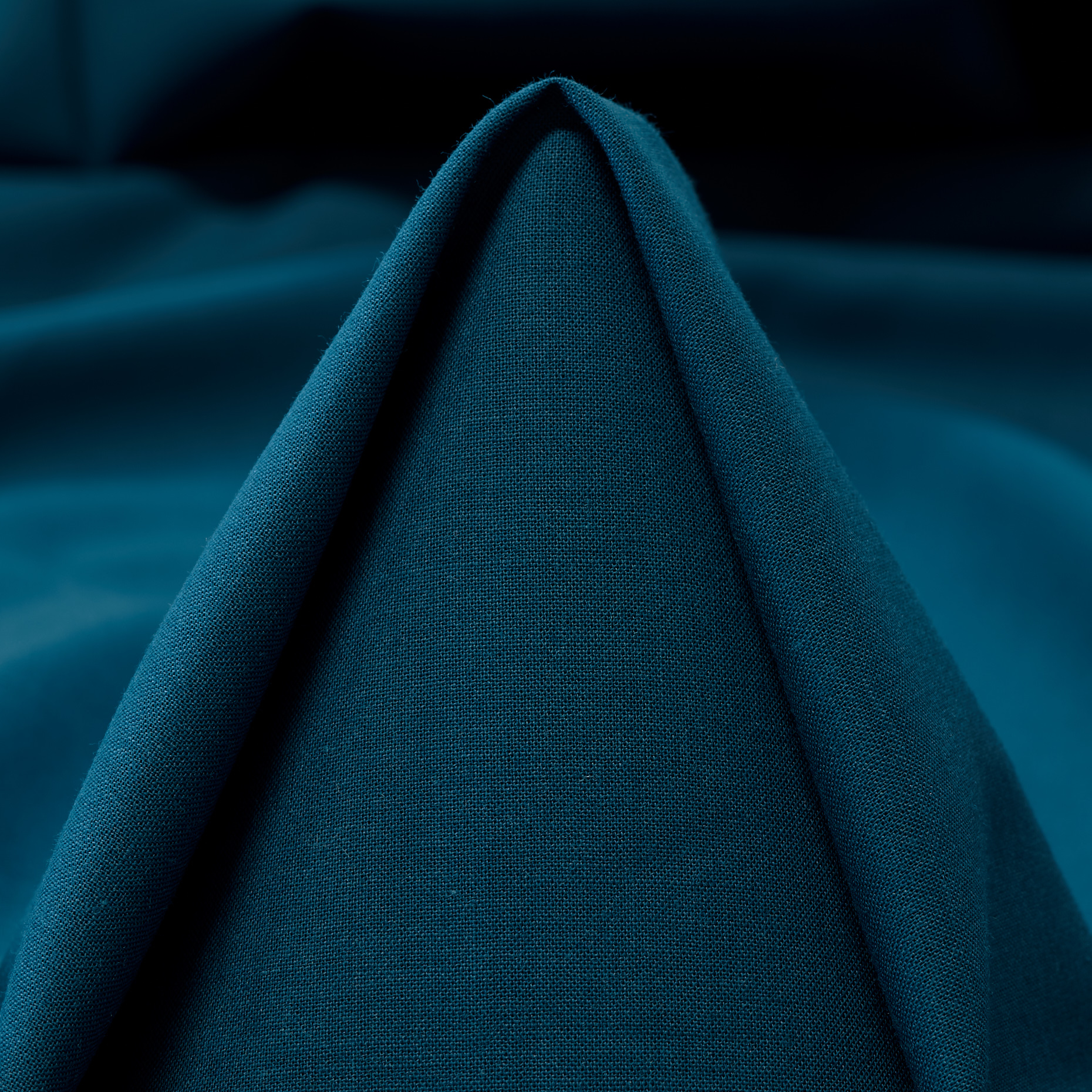 Батист, Хлопок, Saxony Blue