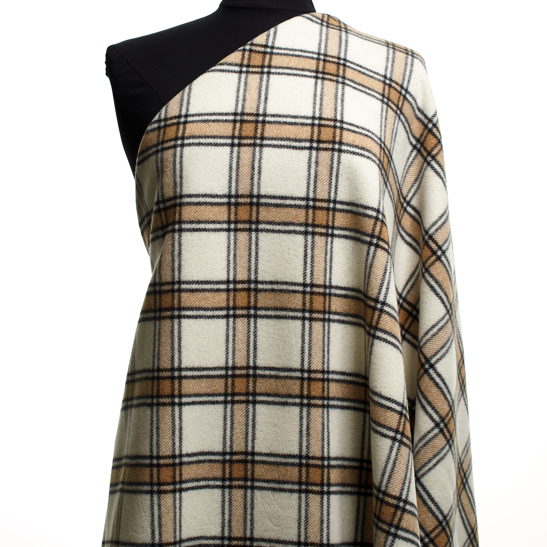 Flannel, Wool, Café au Lait&Nimbus Cloud