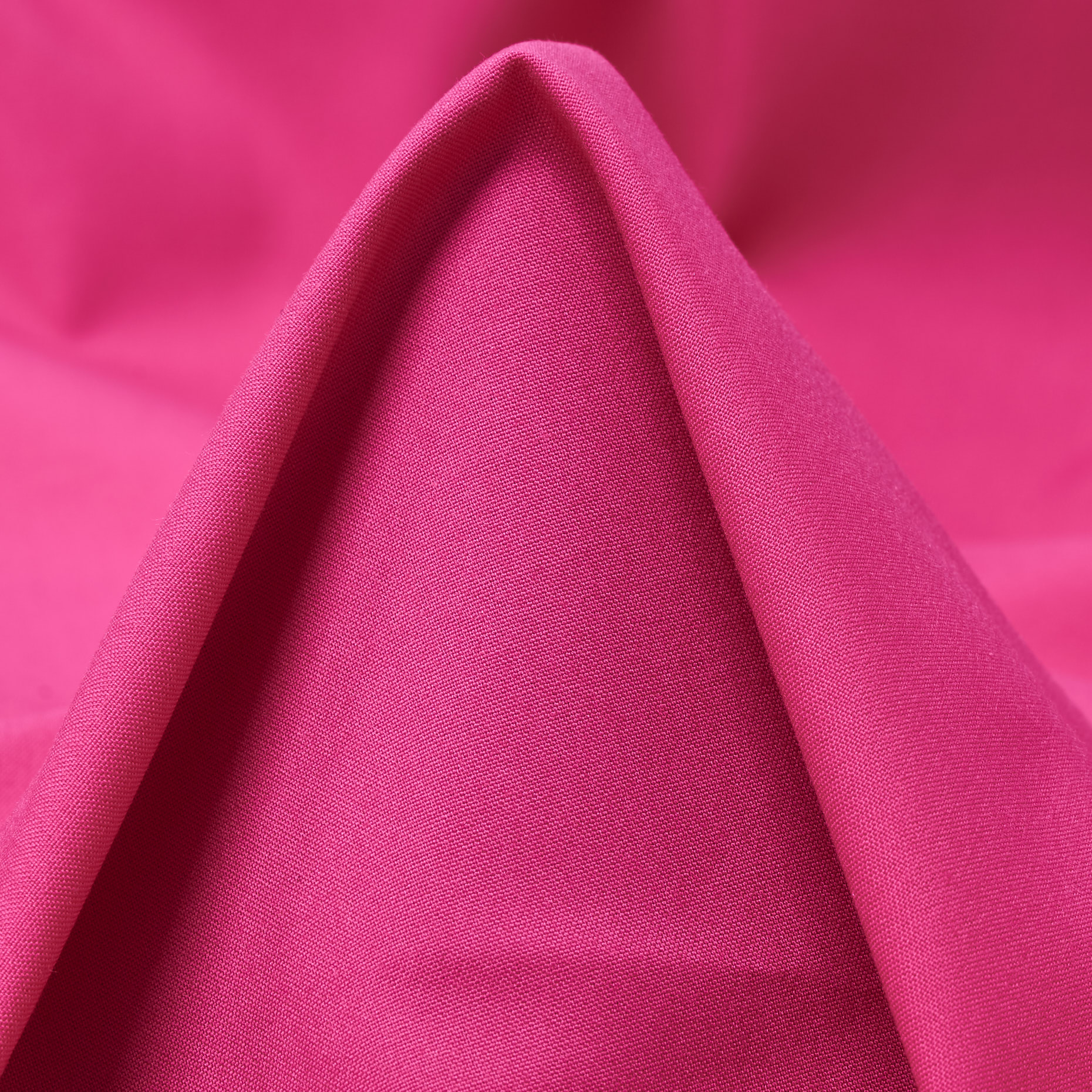 Popeline, Coton, Soie, Magenta