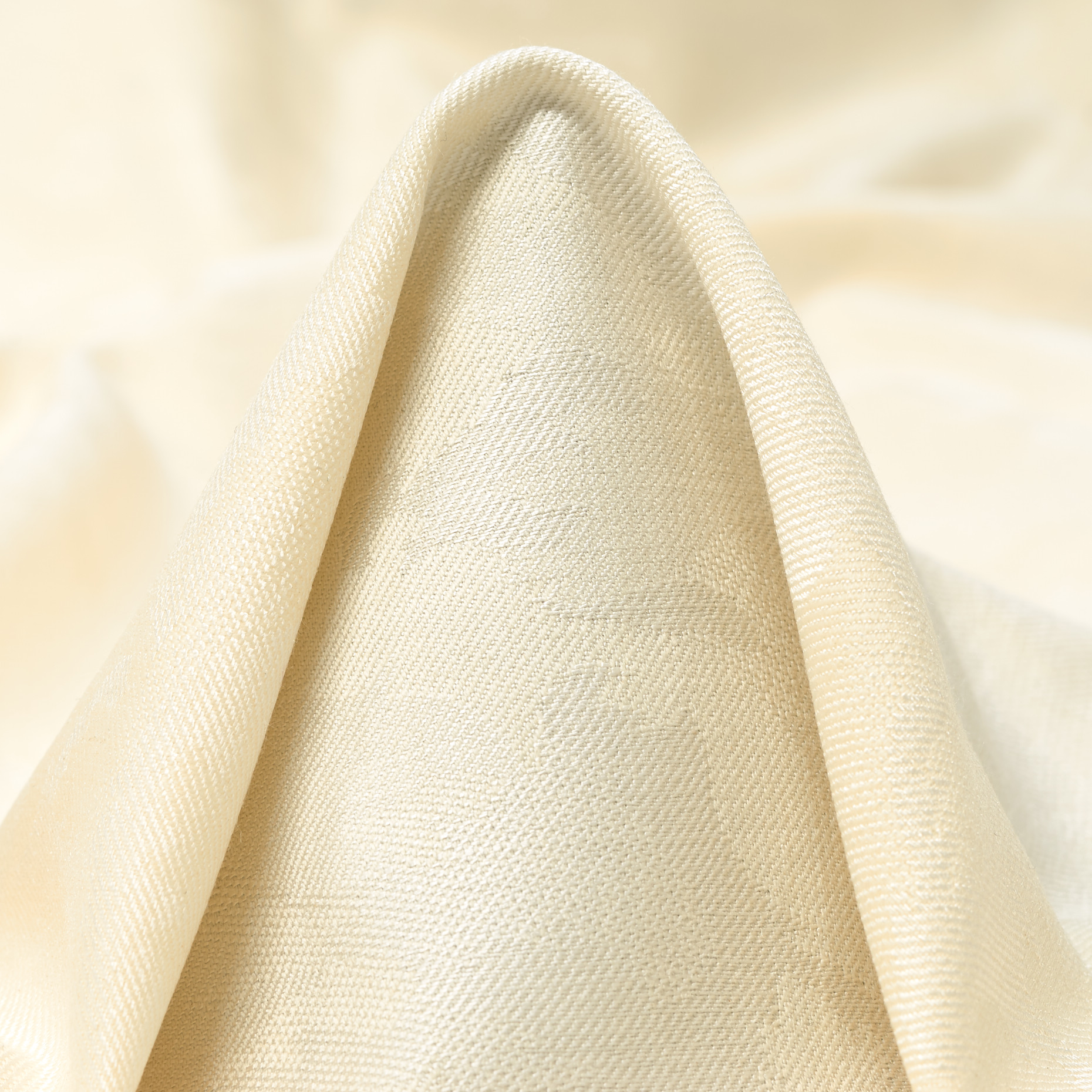 Wolle, Viskose Mix, Floral, Antique White