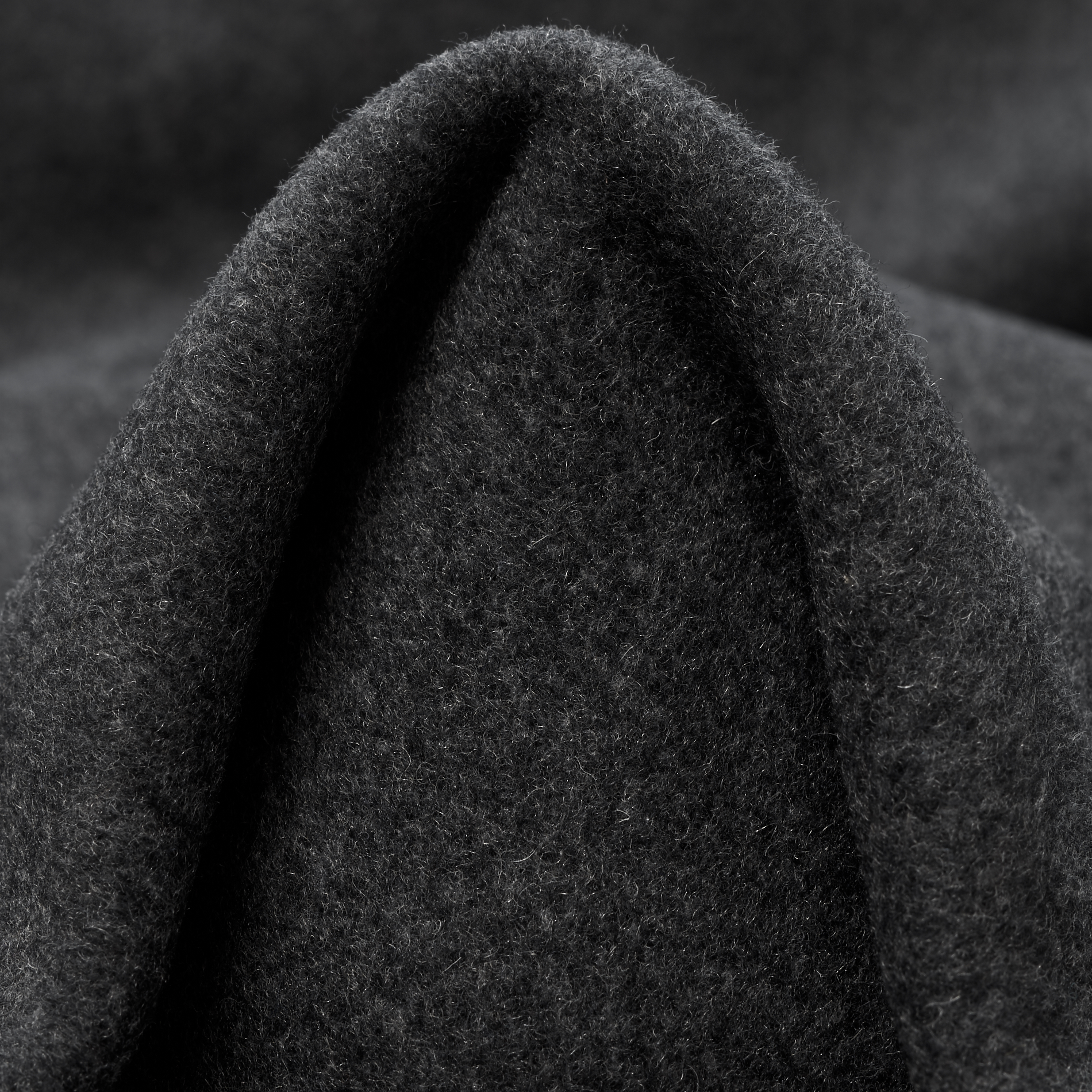DOUBLE, WOOL, BONDED, MELANGE ASPHALT (F000035829)