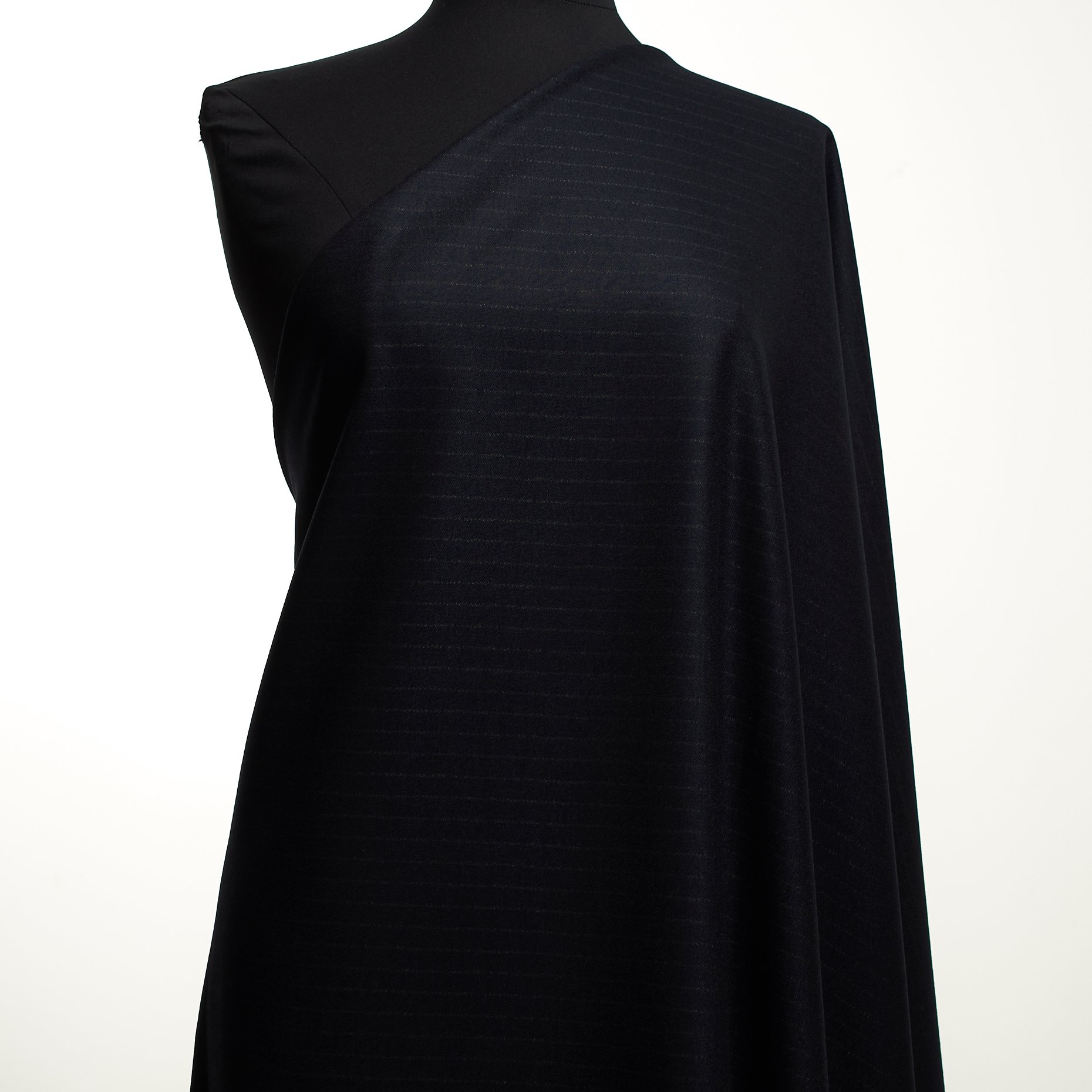 Lekka wełna, Bawełna, Paski w prążki, Midnight Blue