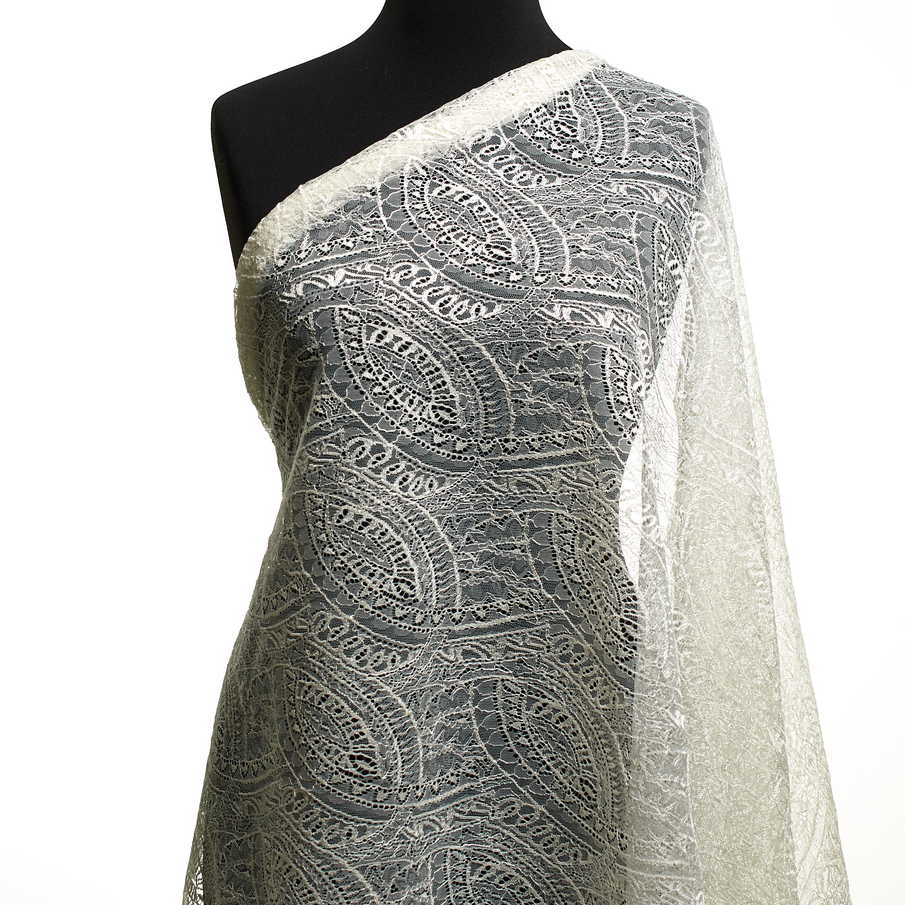 LACE, VISCOSE BLEND, SNOW WHITE