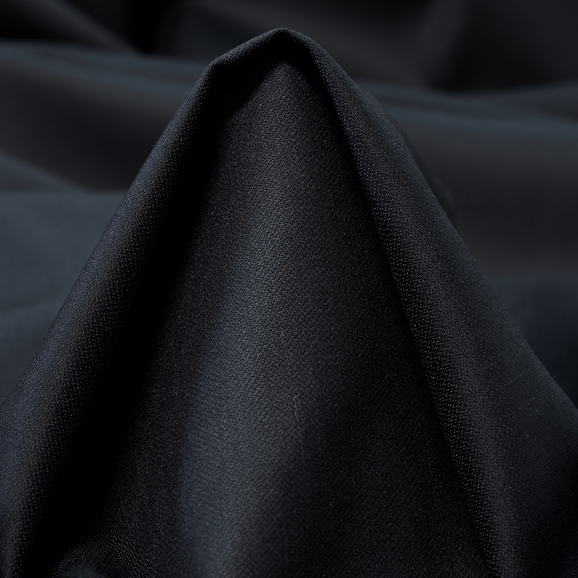 Satin, Laine Vierge, Mixte Soie, Raven Black