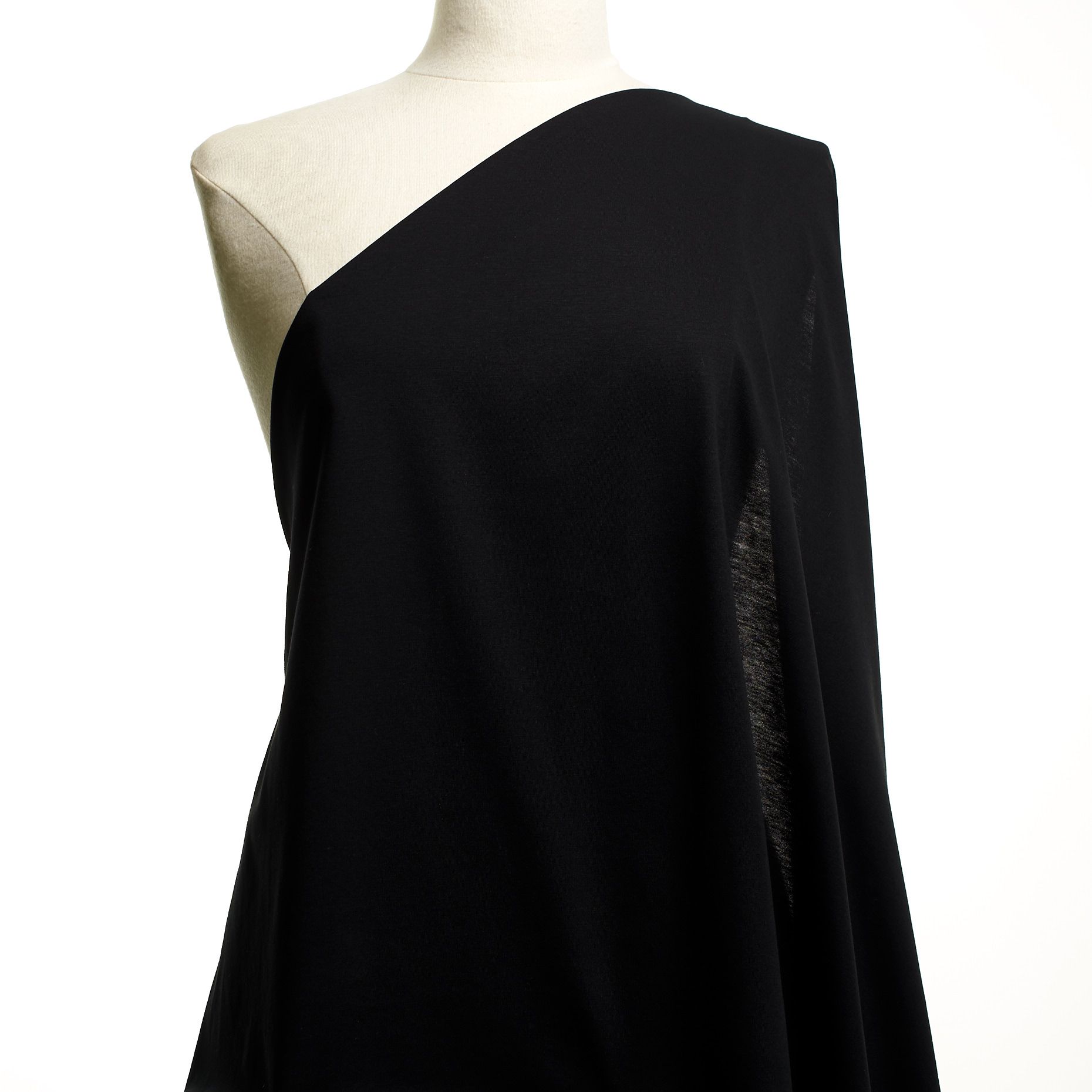 Jersey, Bawełna, Jet Black