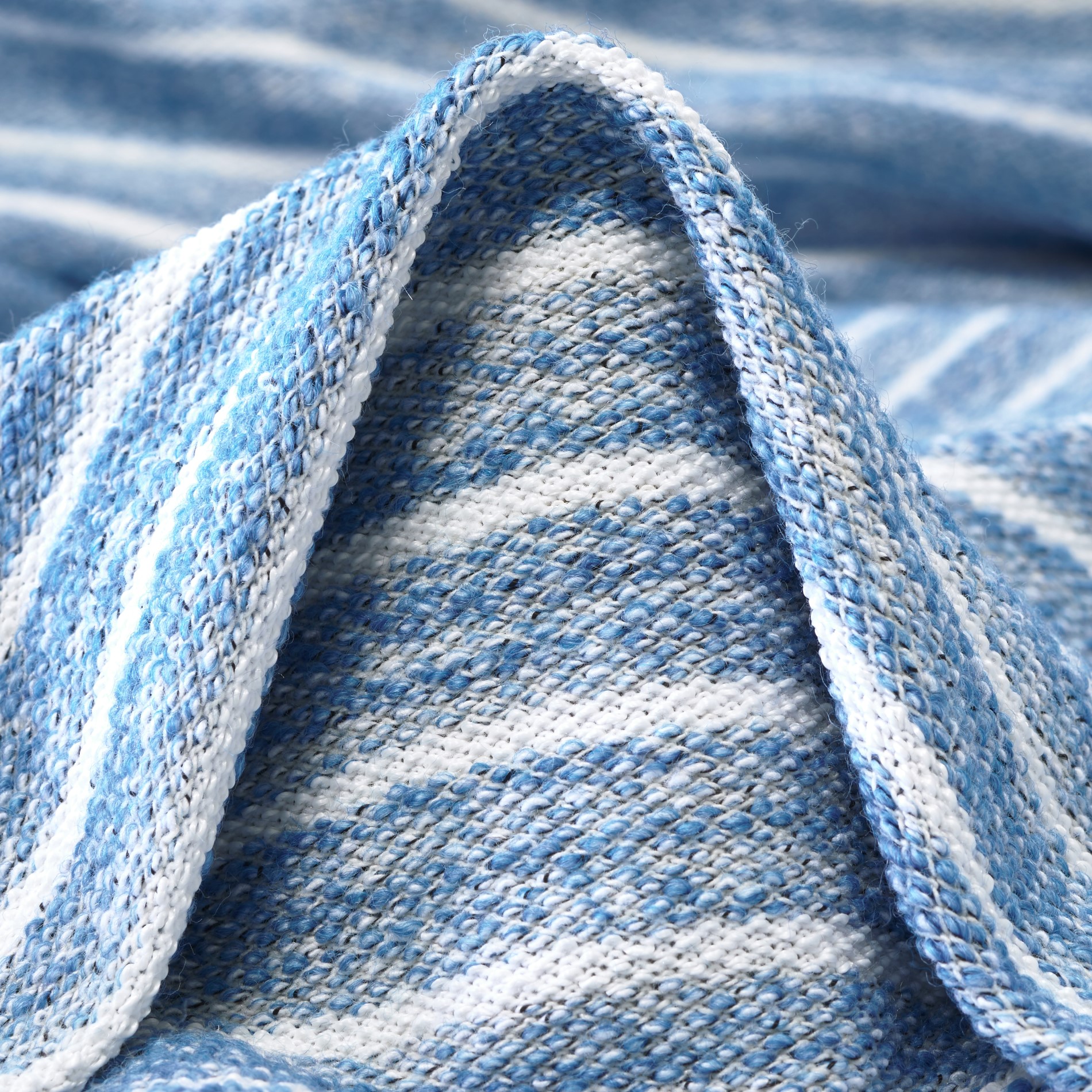Jersey, Cotone, Rigato, Swedish Blue (F000033378)