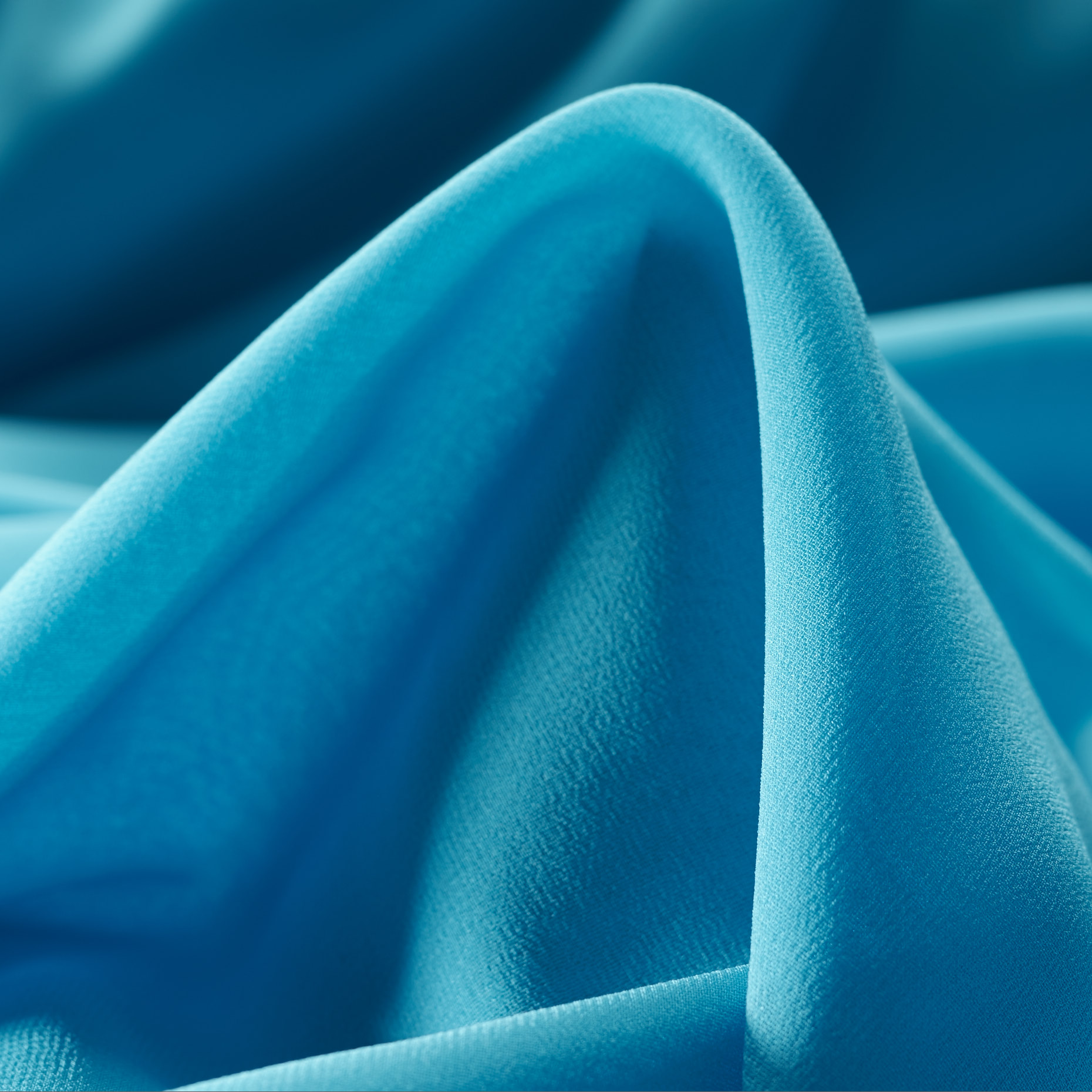 SILK, CHIFFON, BLUE TOPAZ