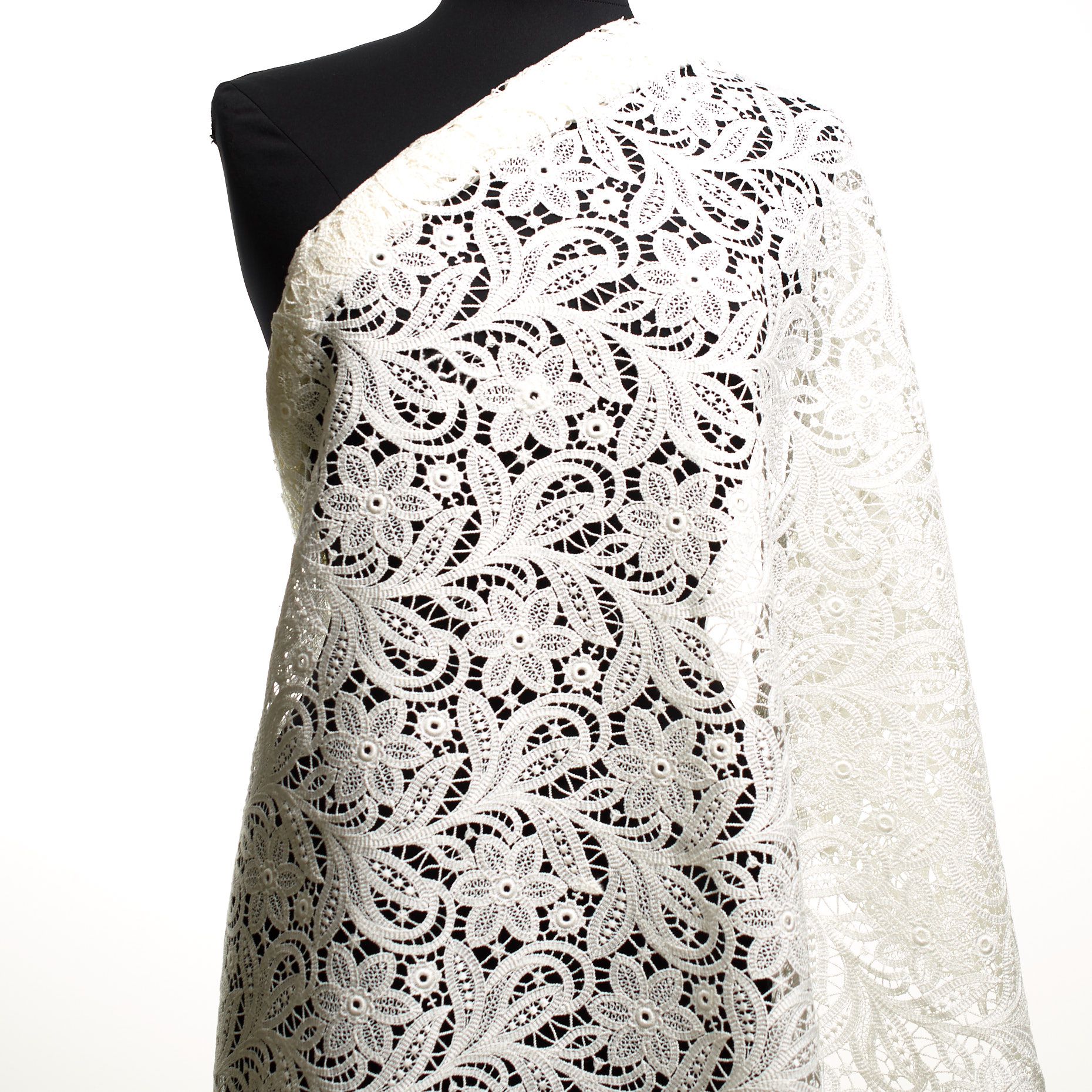 Dentelle, Coton, Floral, Snow White
