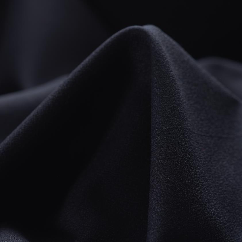 CRÊPE, VISCOSE BLEND, ELASTIC, BLUE NIGHTS