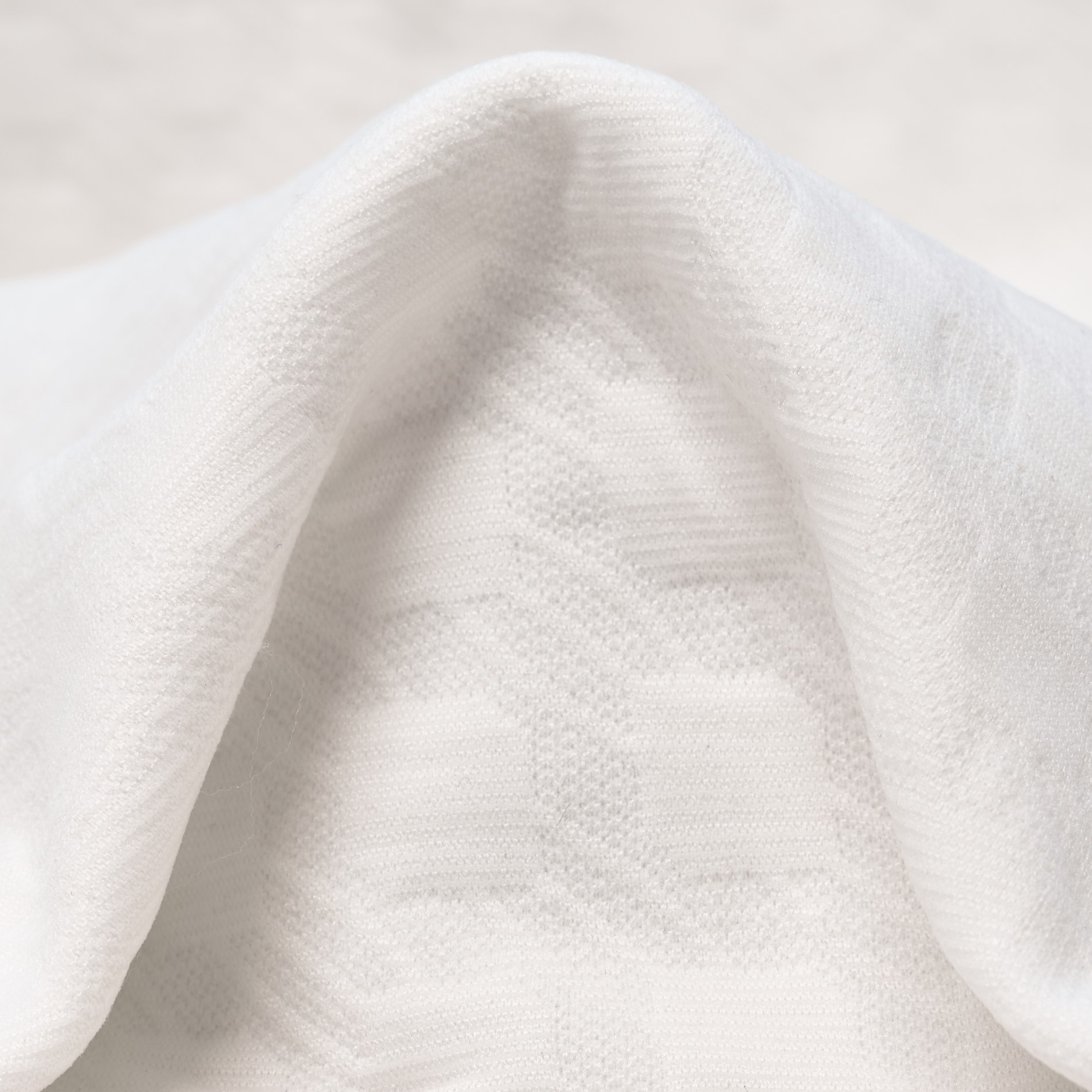 Techno Jersey, Geometrico, Brilliant White