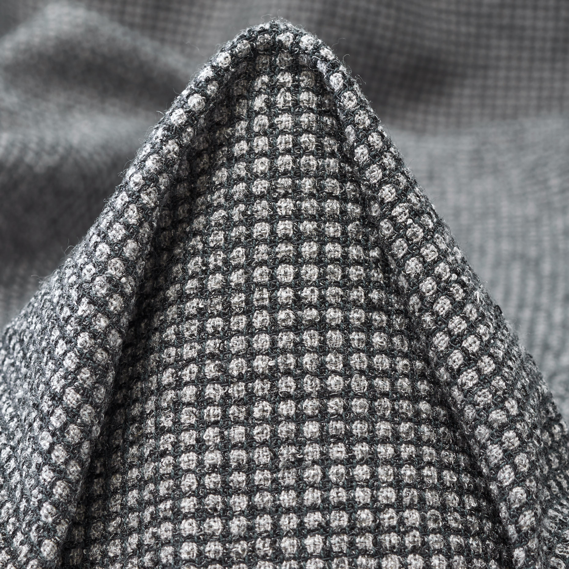 Crêpe, Misto Lana, Micro Design, Charcoal Gray (F000044832)