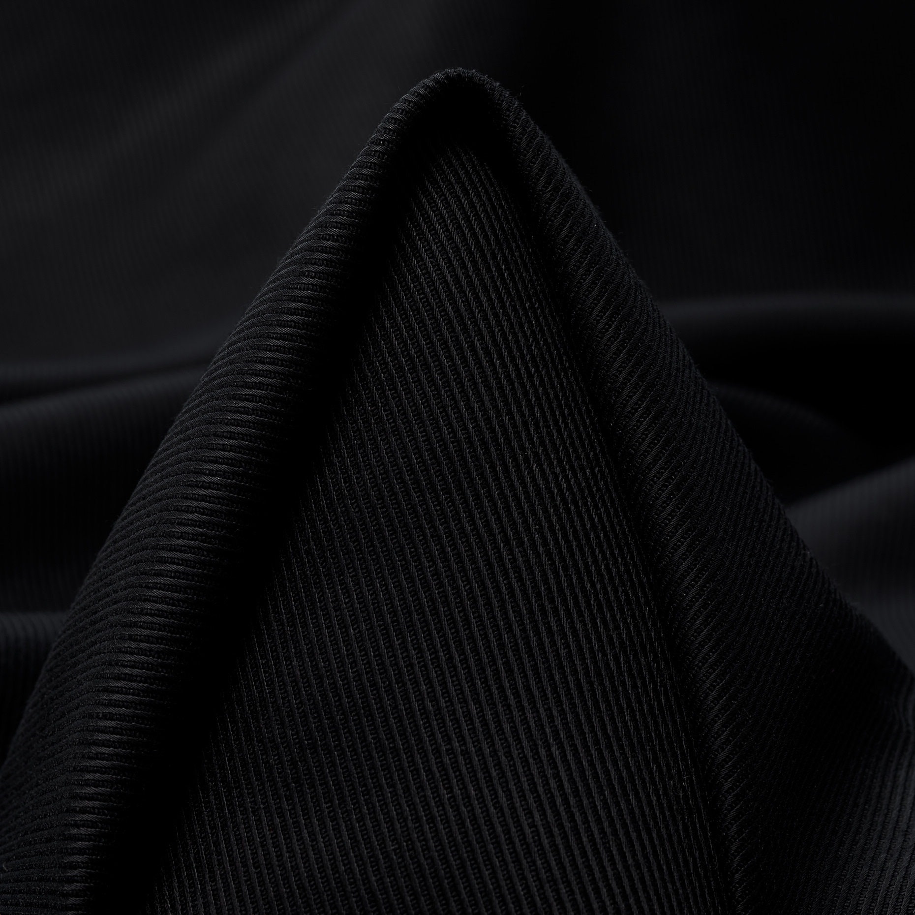 Twill, Lyocell, Jet Black