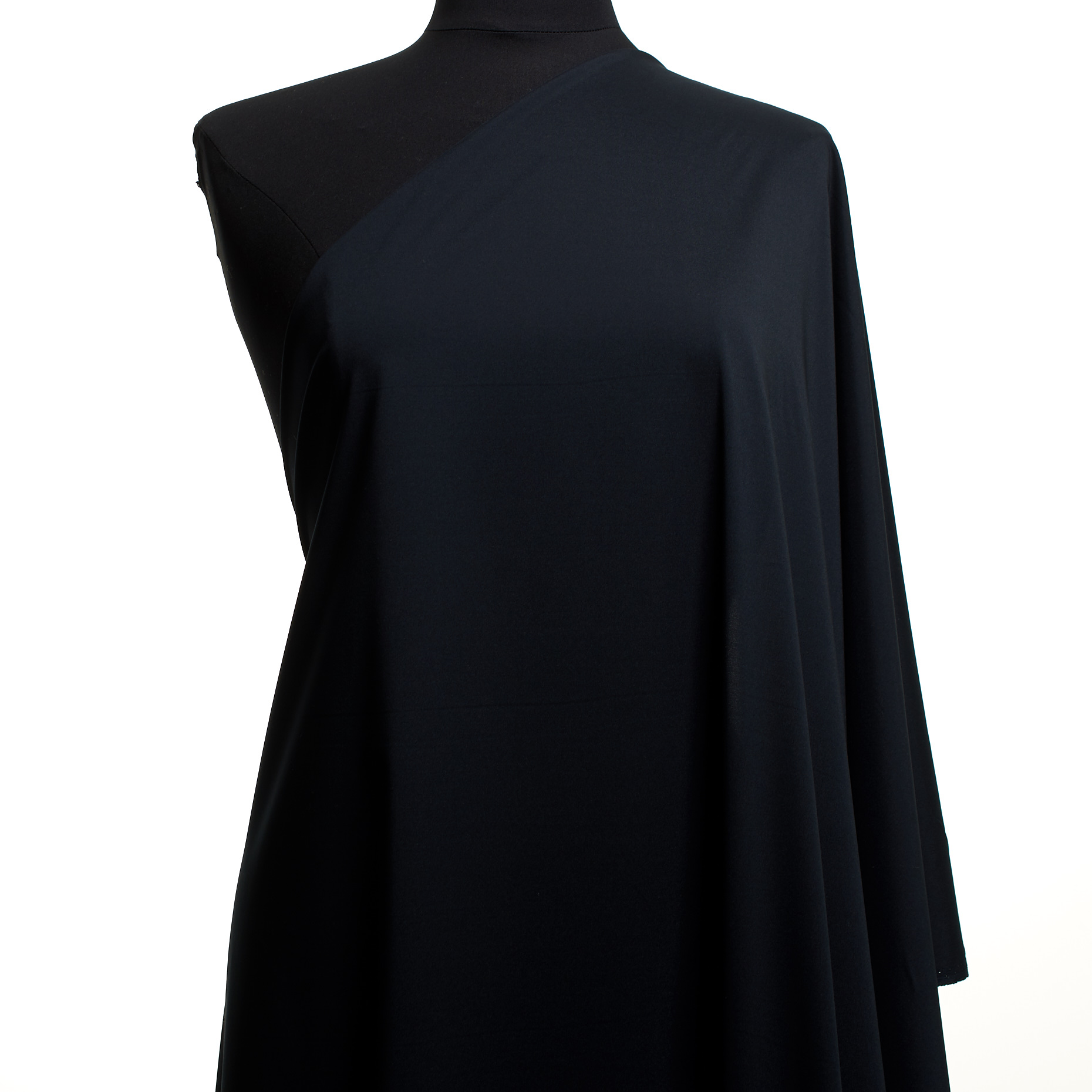 CRÊPE DE CHINE, RAVEN BLACK