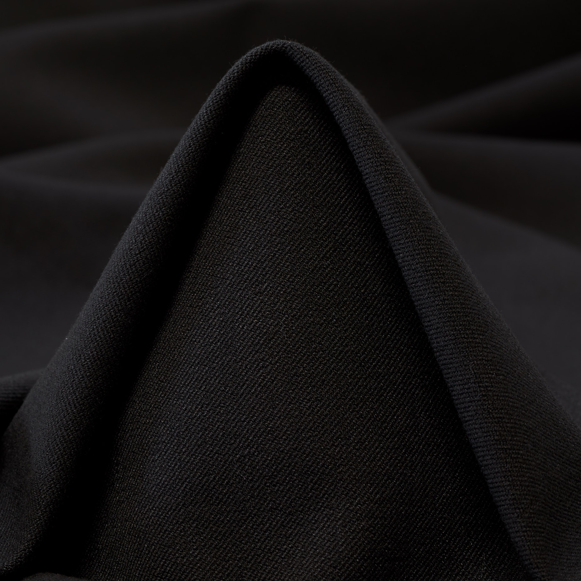Viscose Blend, Elastic, Blackened Pearl