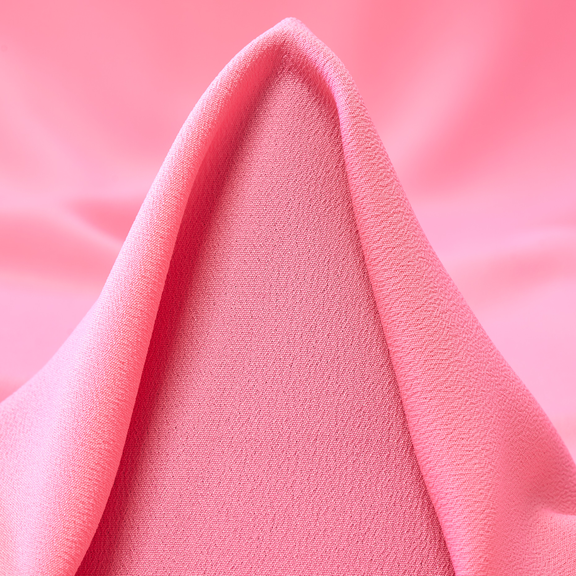 Crêpe, Acetat, Seide, Strawberry Pink