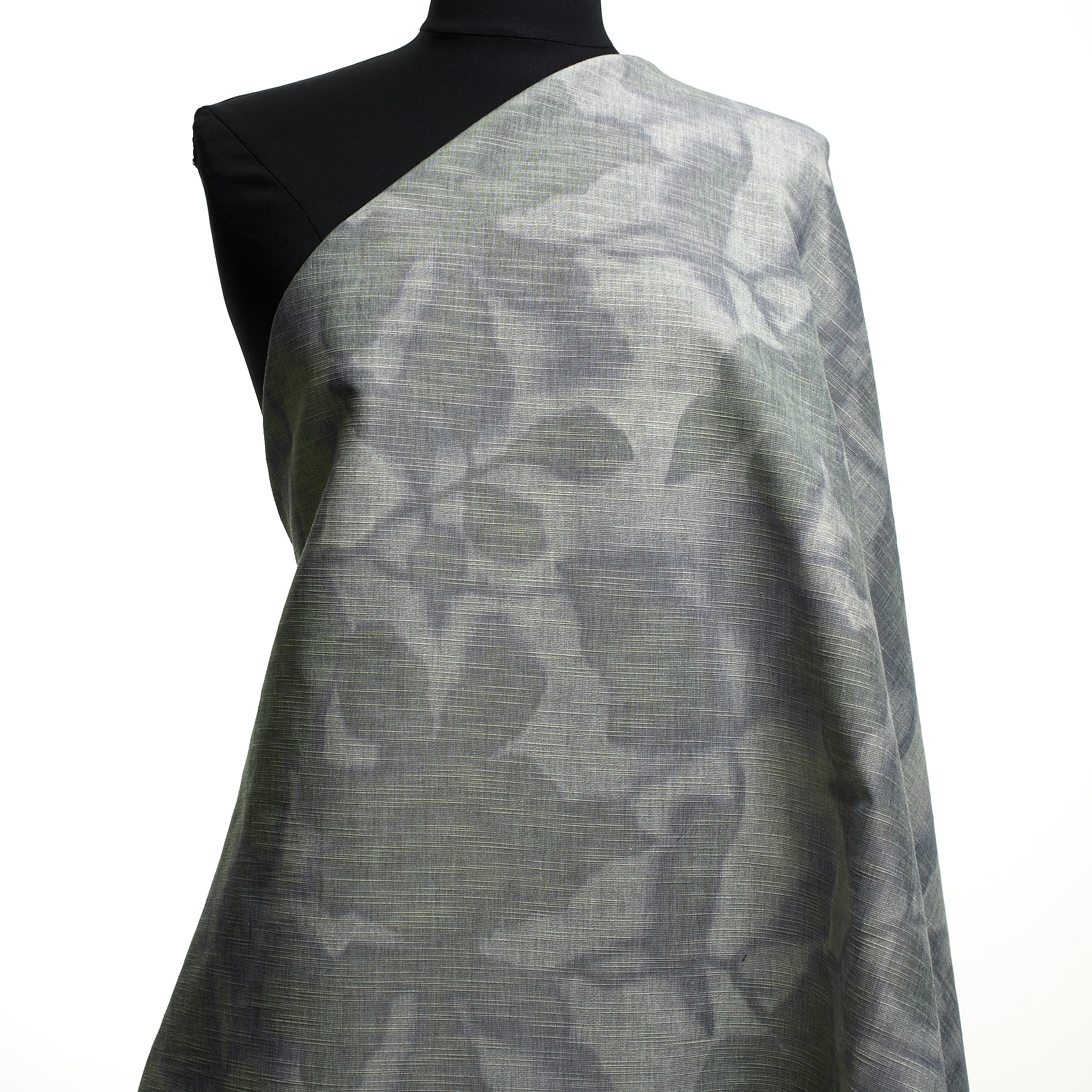 Jacquard, Cotton, Pearl Blue