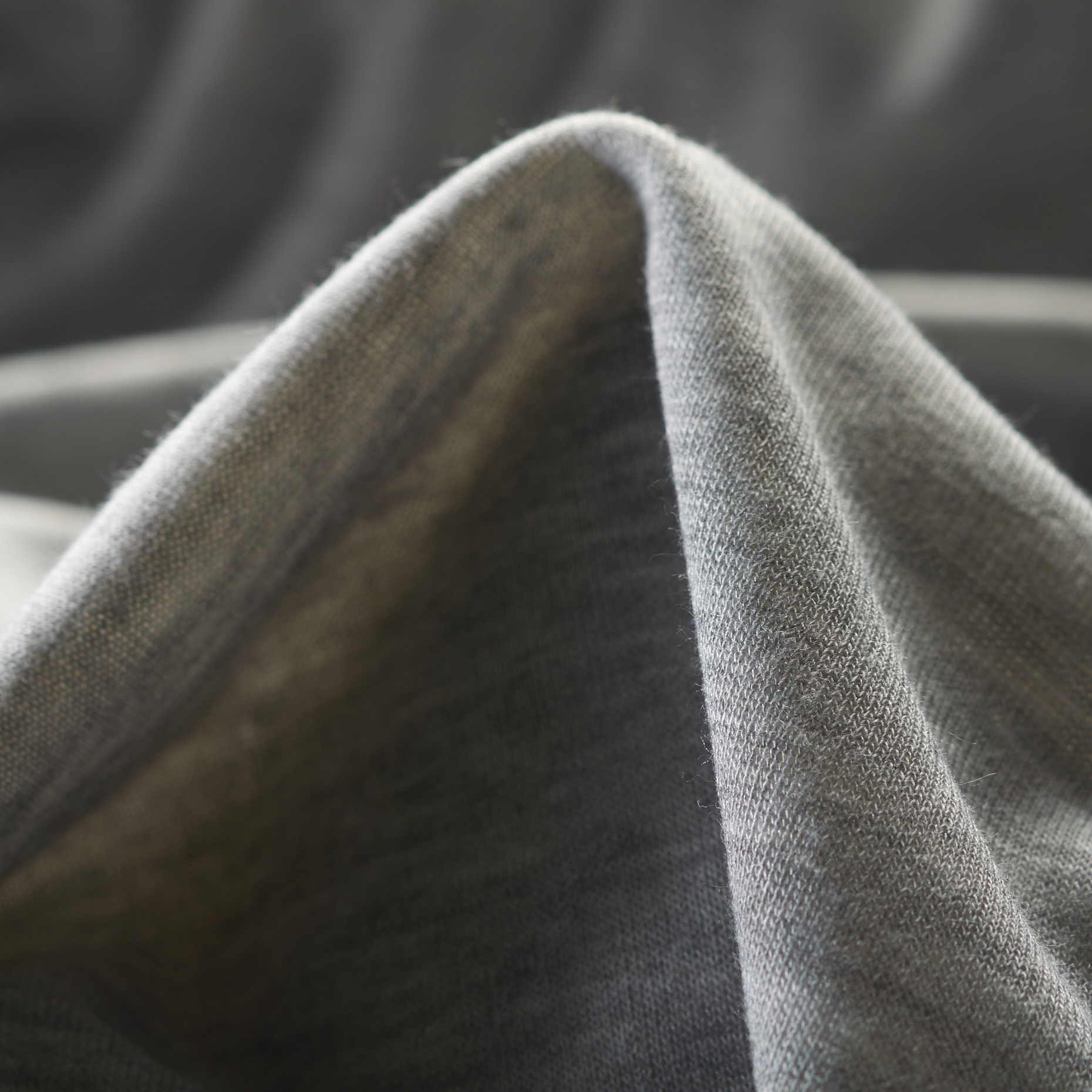 Jersey, French Terry, Cotton Blend, Silver Blue