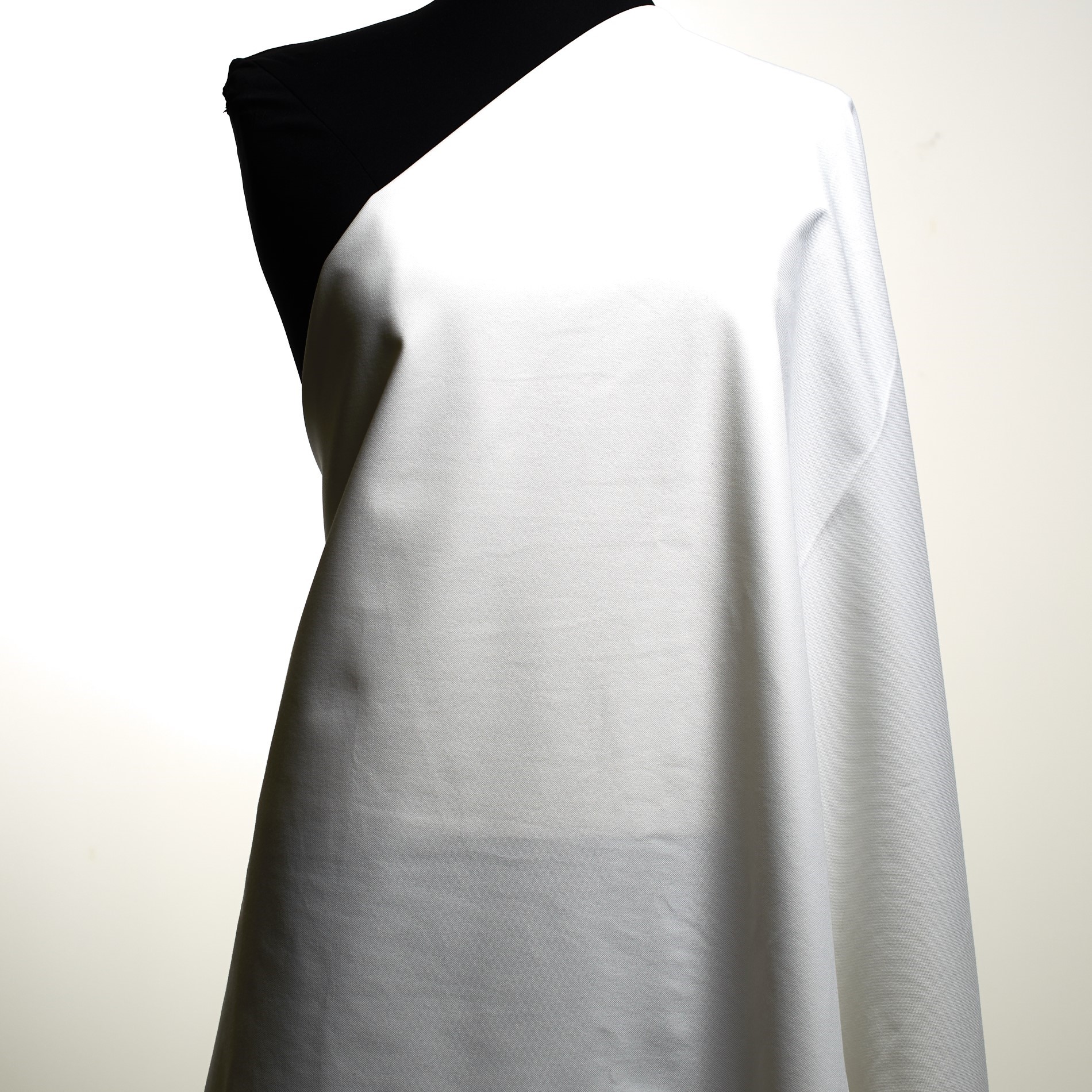 CANVAS, COTTON BLEND, BI-STRETCH, SNOW WHITE