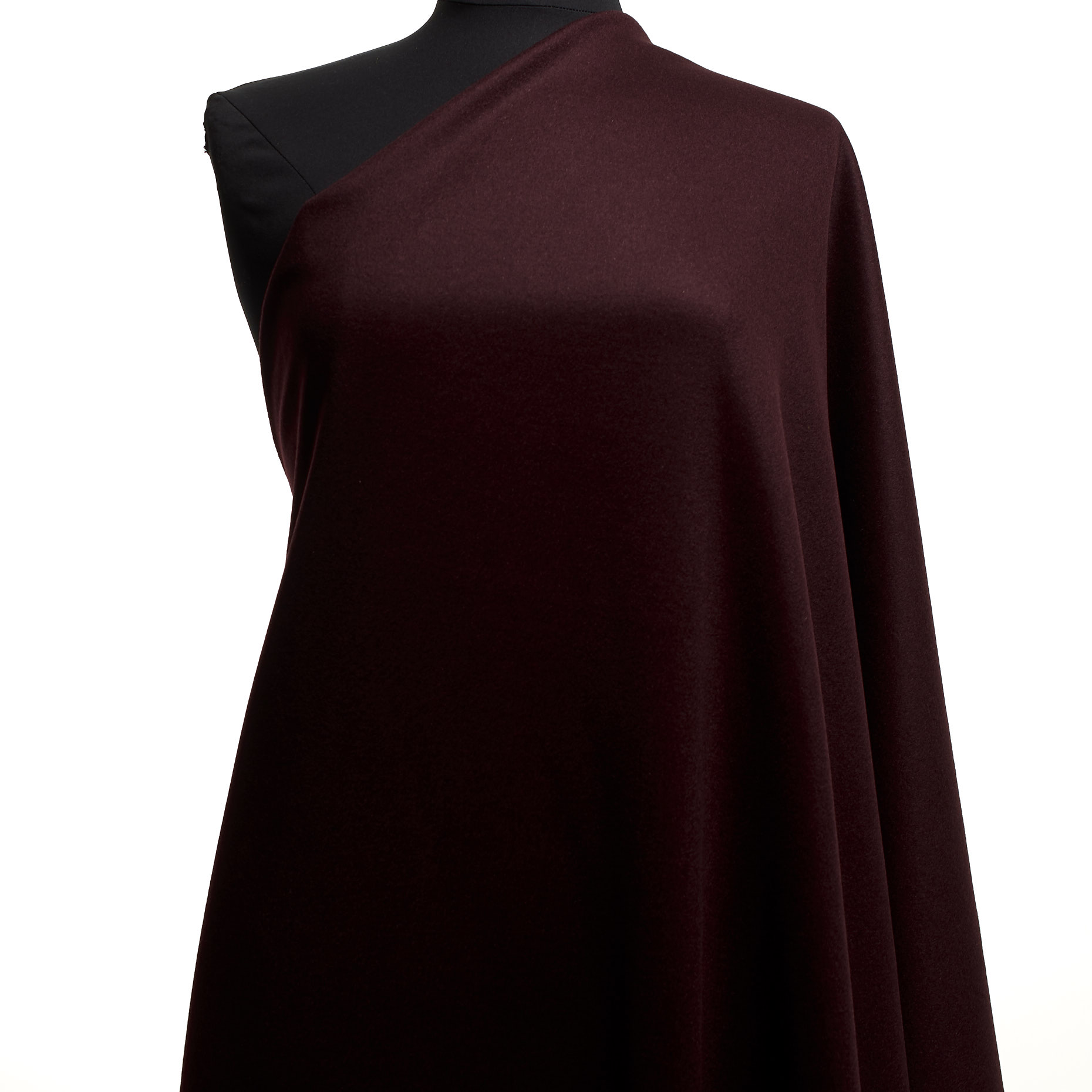 DRAP, WOOL, DARK PLUM