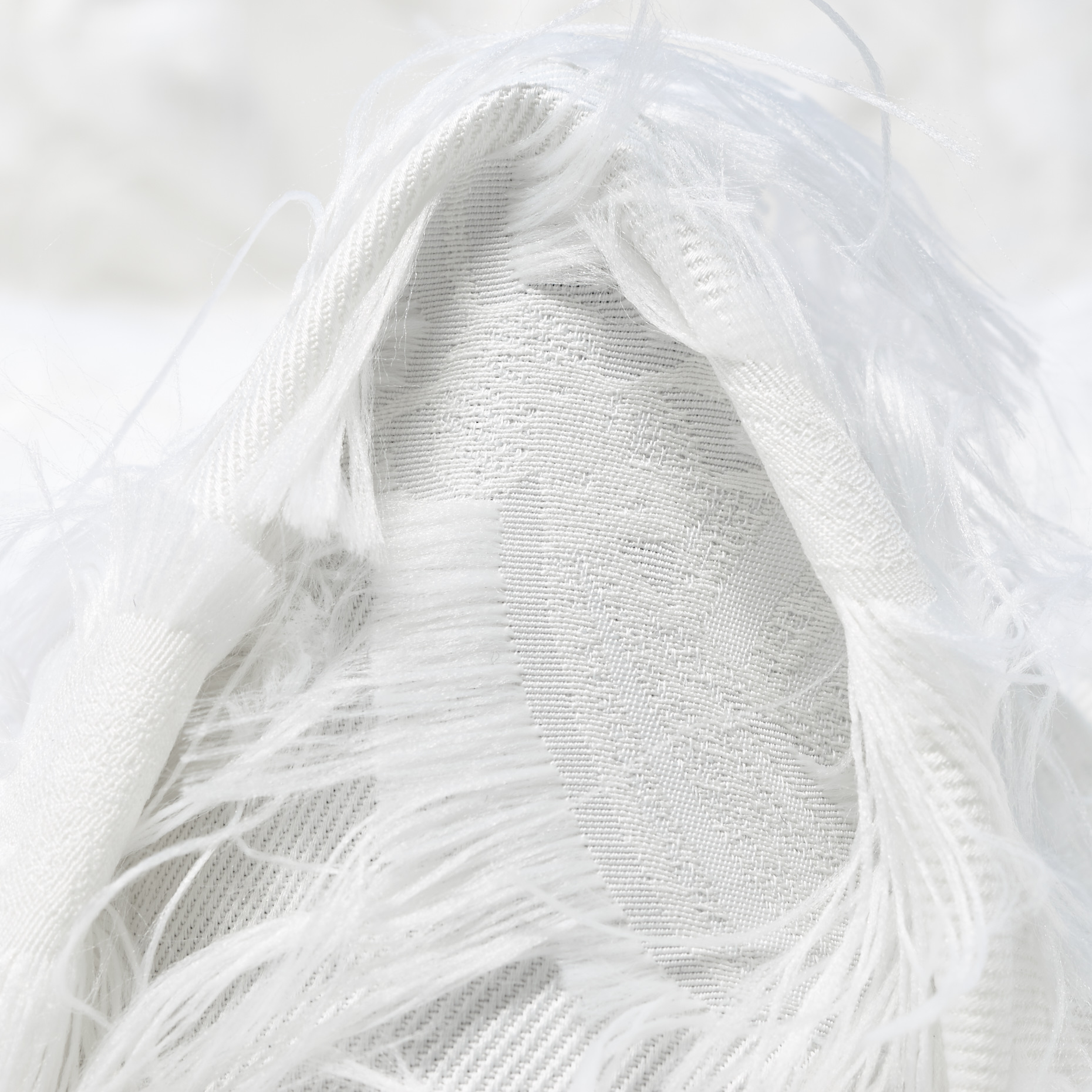 Jacquard, Fil Coupé, Viscosa, Snow White