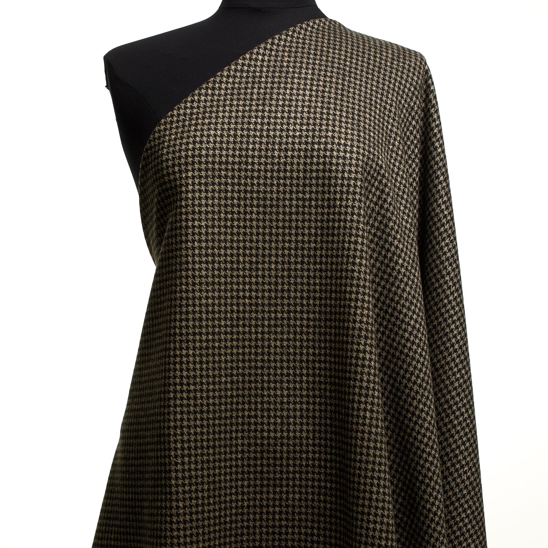 JERSEY, VISCOSE, HOUNDSTOOTH, ANTHRACITE