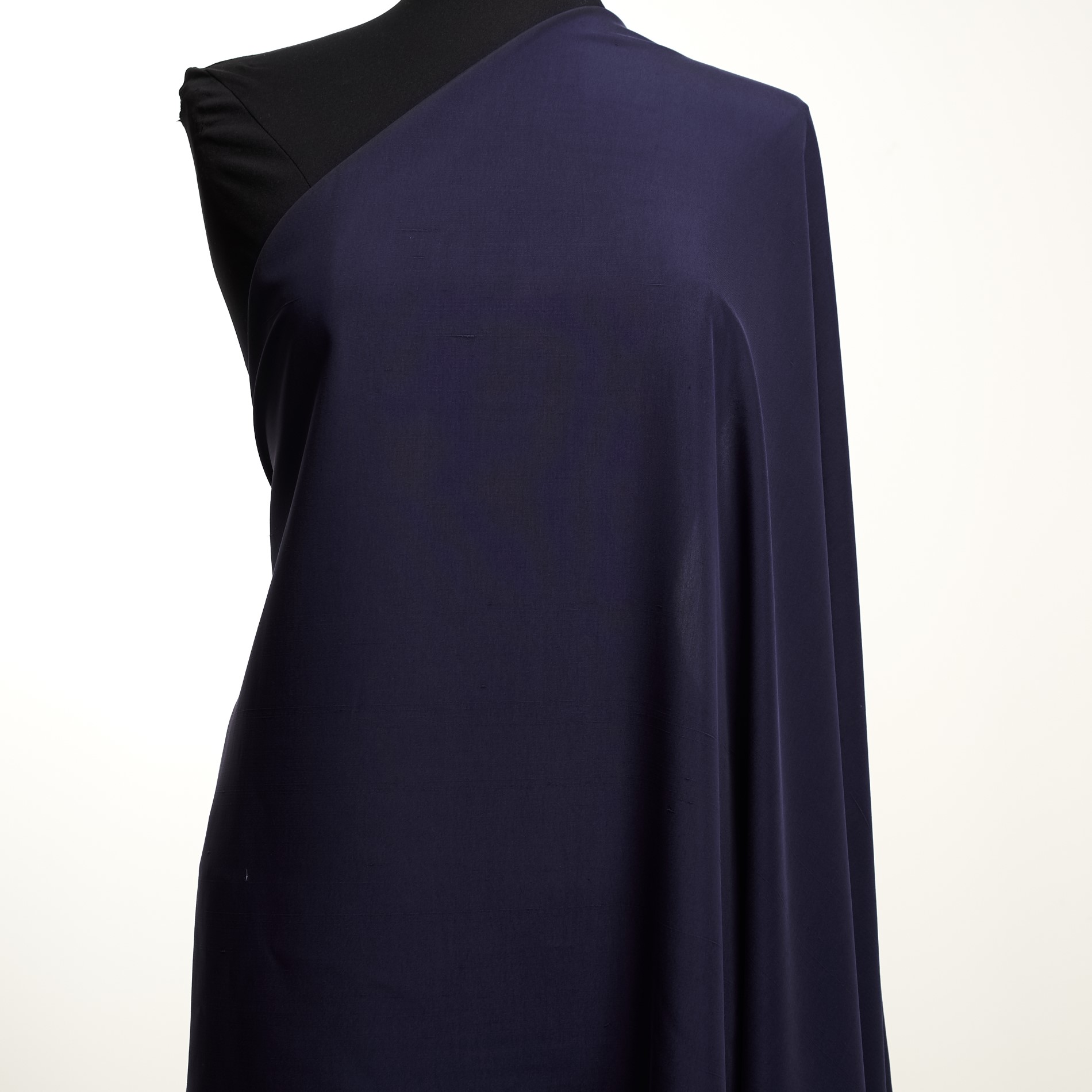 Silk, Shantung, Blue Depths