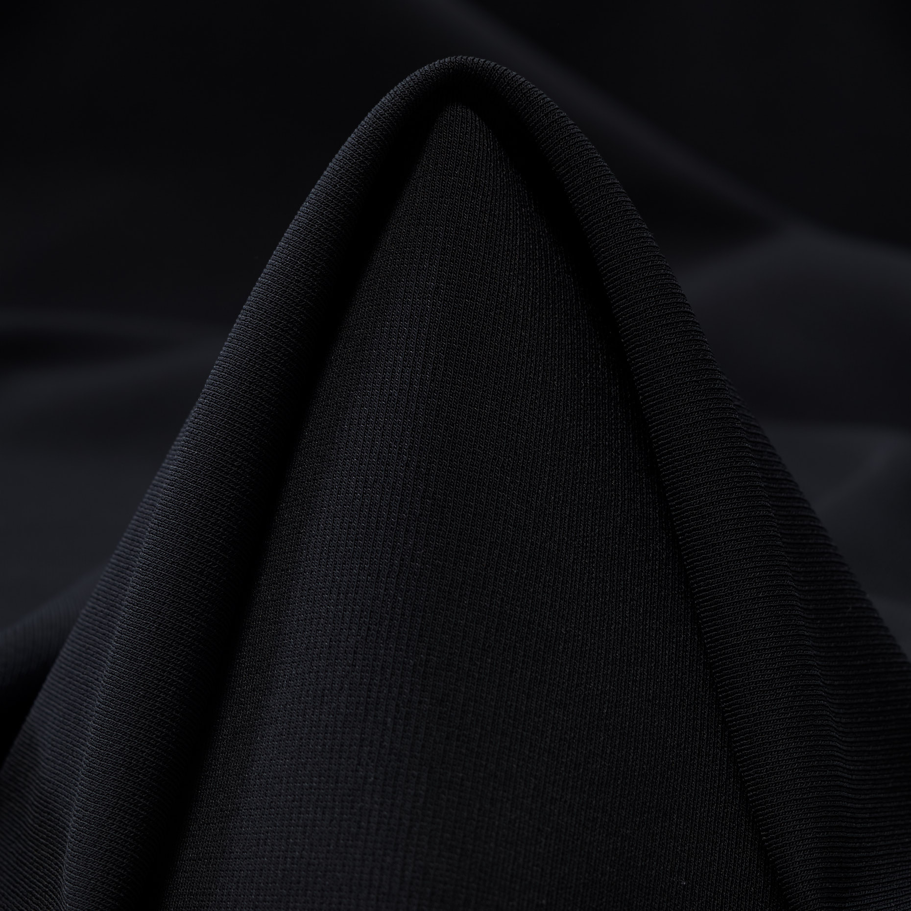 Jersey, Stretch, Raven Black