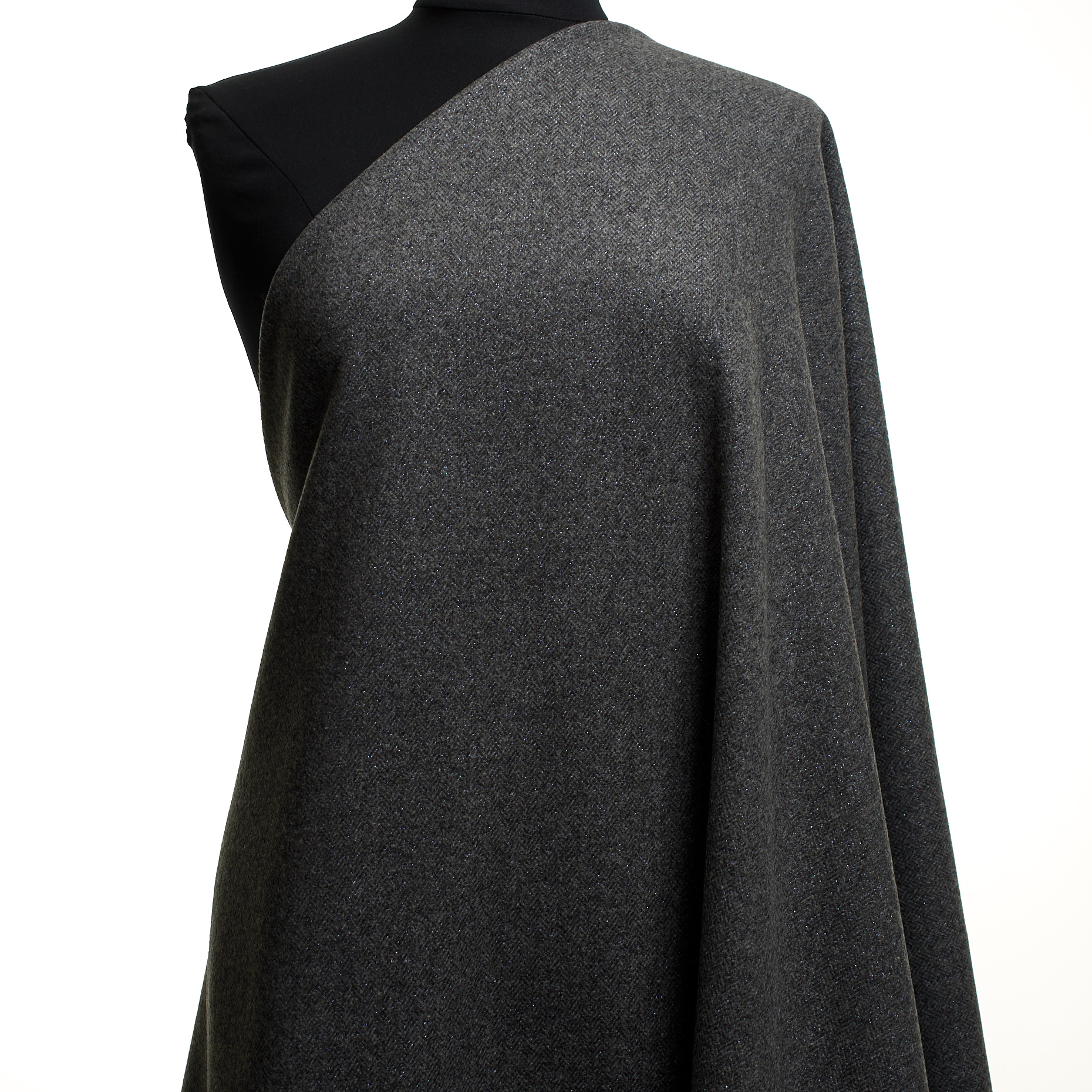 Boiled Wool, Herringbone, Skyrocket
