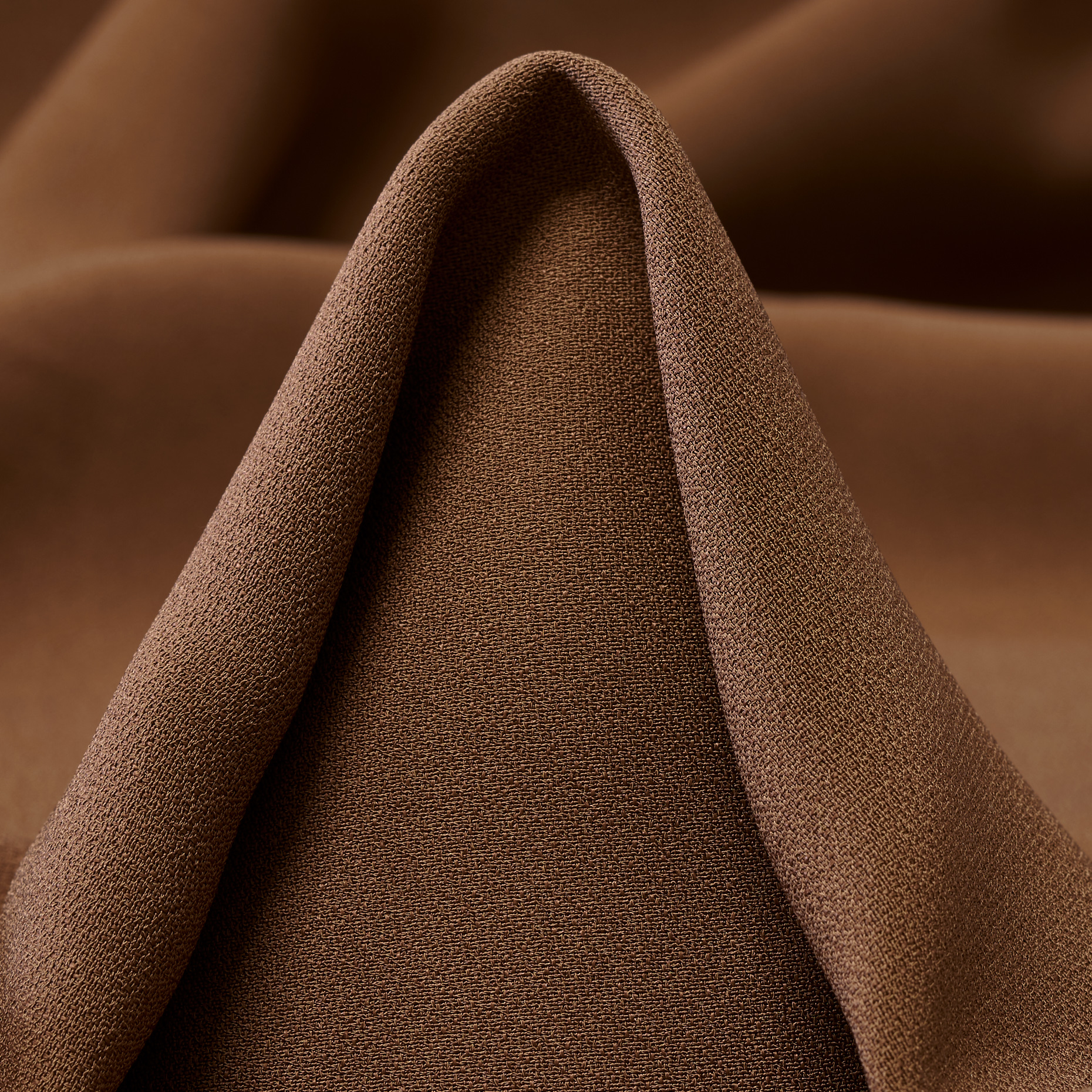Sateen, Viscosa, Cognac