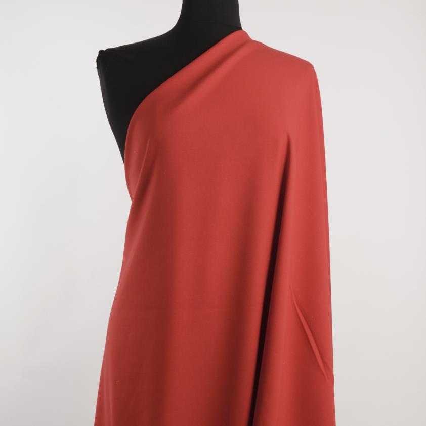 Twill, Misto Viscosa, Stretch, True Red