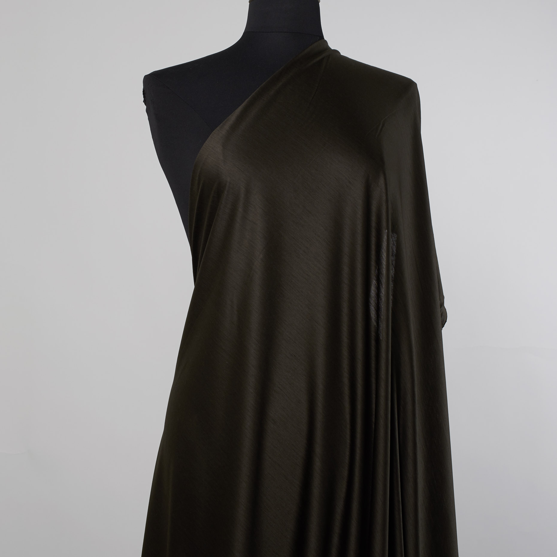 Single Jersey, Mélange de Laine, Coffee