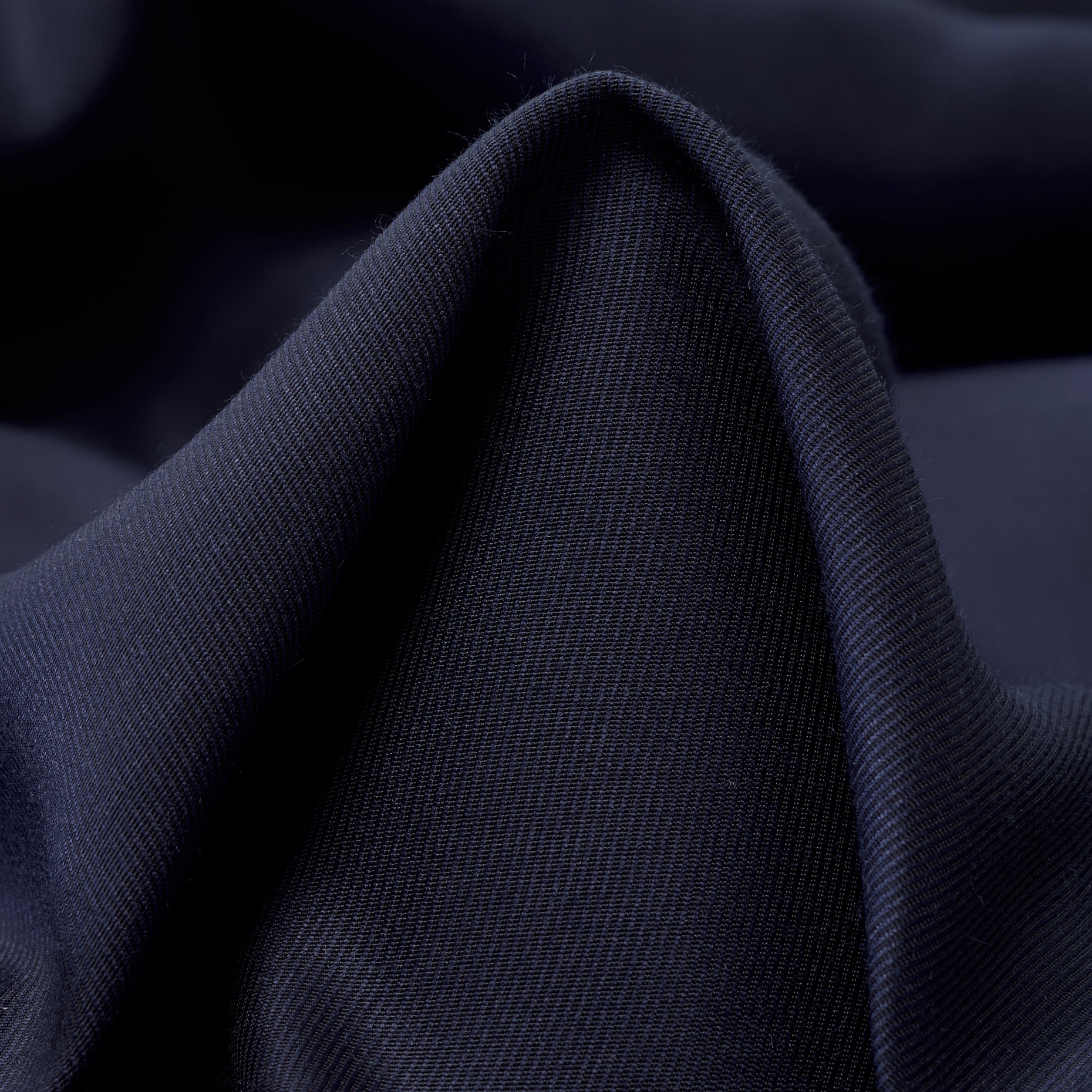 Twill, Viscosa, Dark Blue