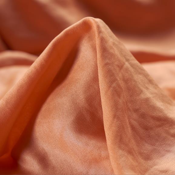 SILK EFFECT, SHIMMERING, BURNT CORAL