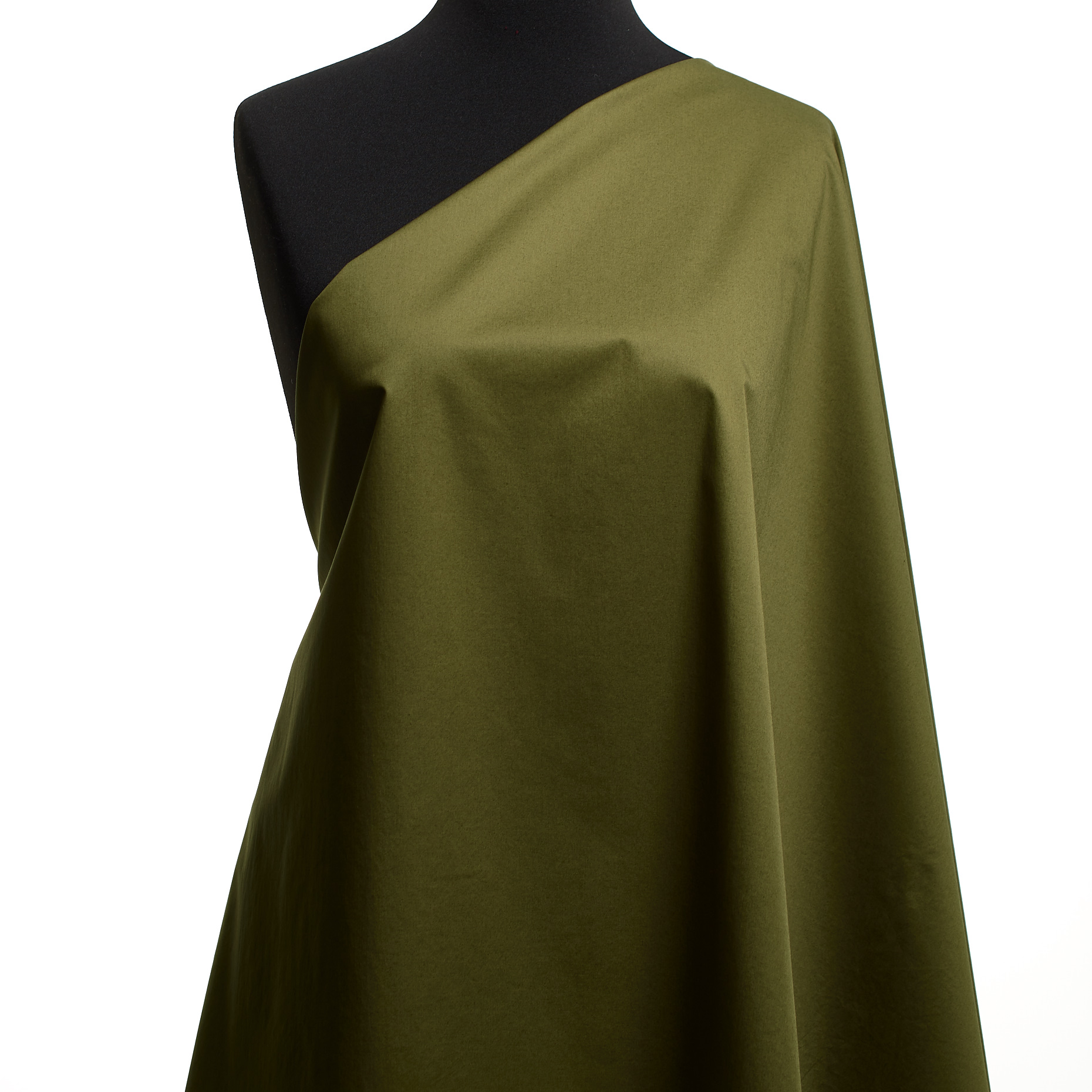 Popelina, Bawełna, Stretch, Capulet Olive