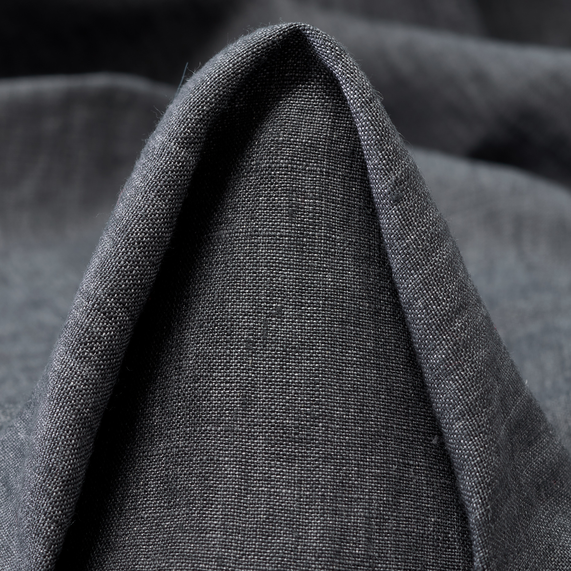 Лен, Меланж, Steel Gray