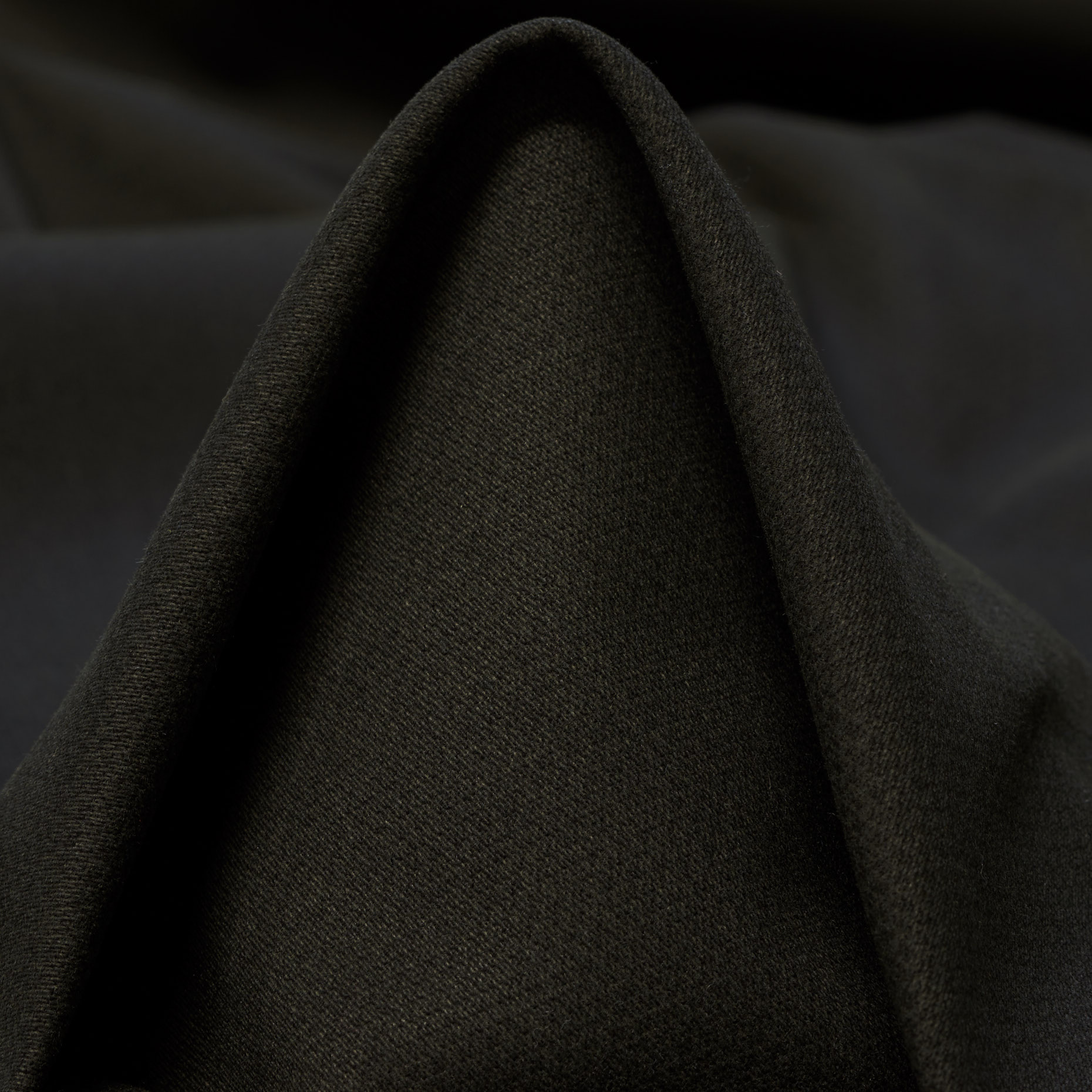 MOLESKIN, COTTON, BRUSHED, BLACKENED PEARL