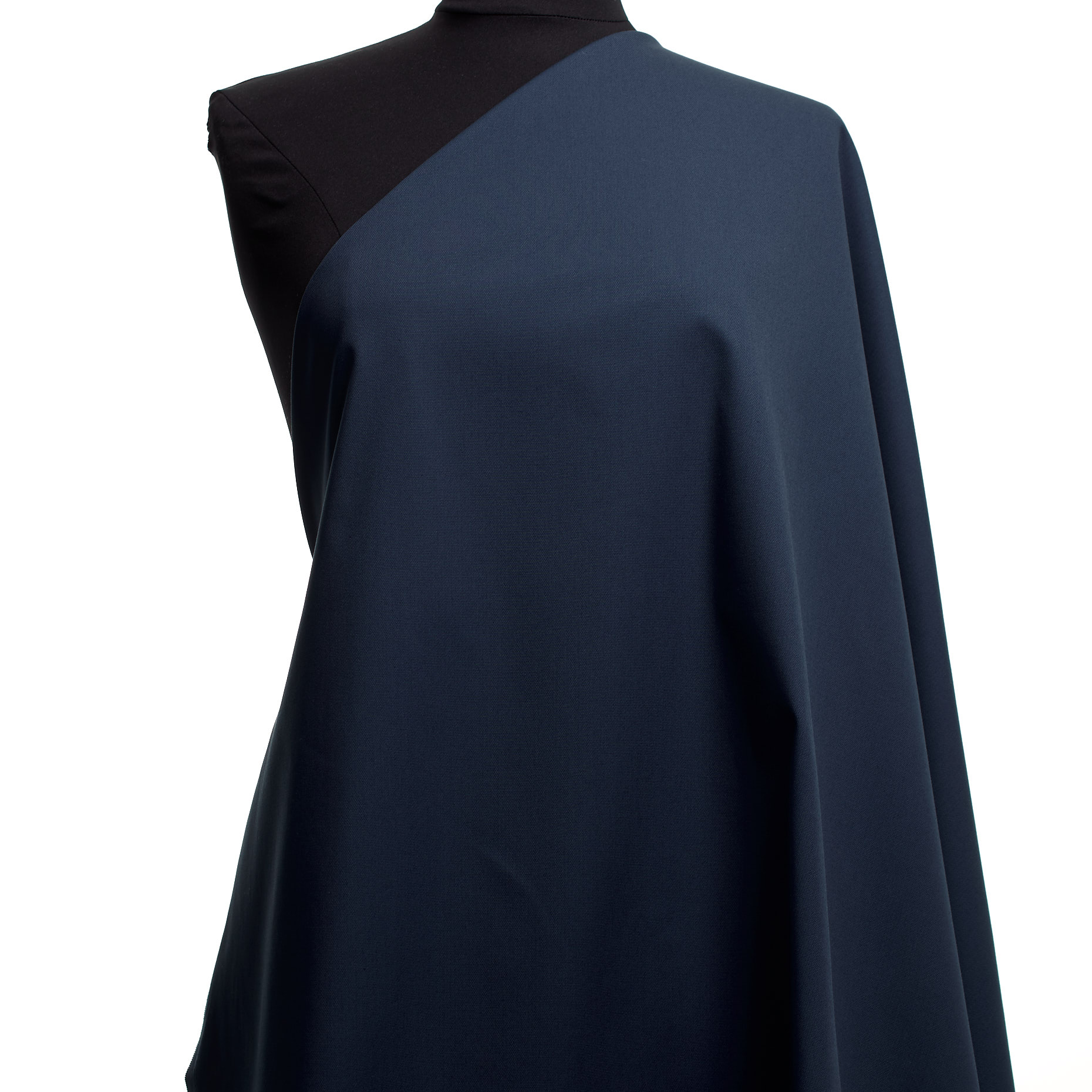 Twill, Cotton Elastic, True Navy