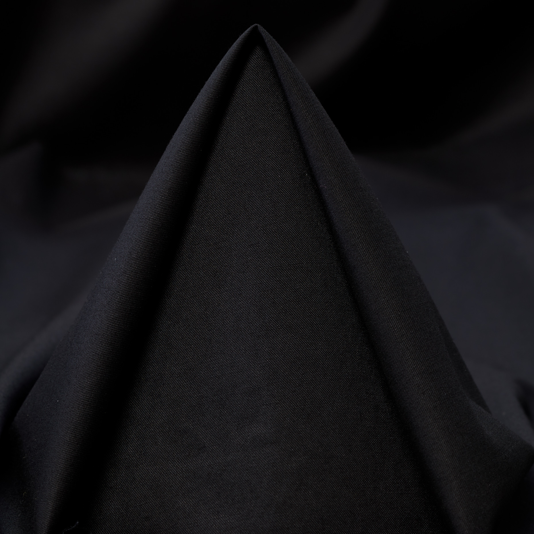 Твил, Хлопок, Стрейч, Raven Black