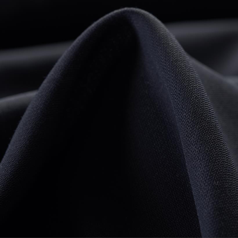 CRÊPE, WOOL BLEND, NIGHT SKY