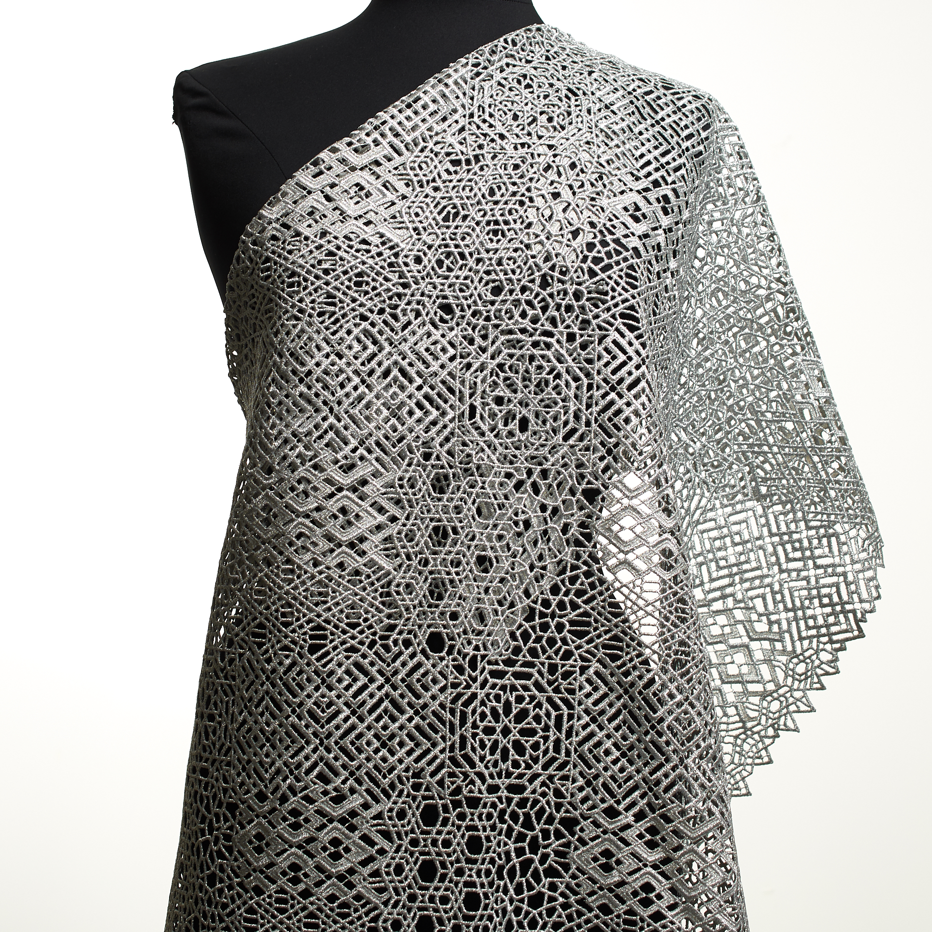 Encaje, Poliamida, Estampado, Silver