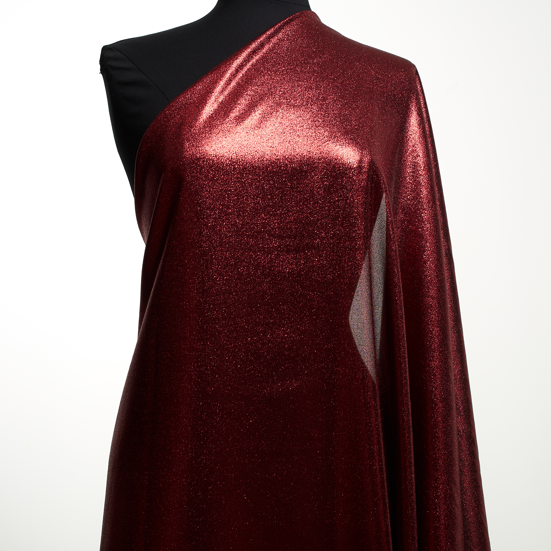 SILK, LUREX, TANGO RED