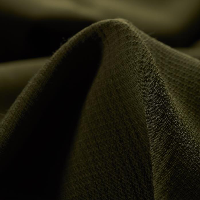 DOBBY, VISCOSE WOOL, DARK OLIVE